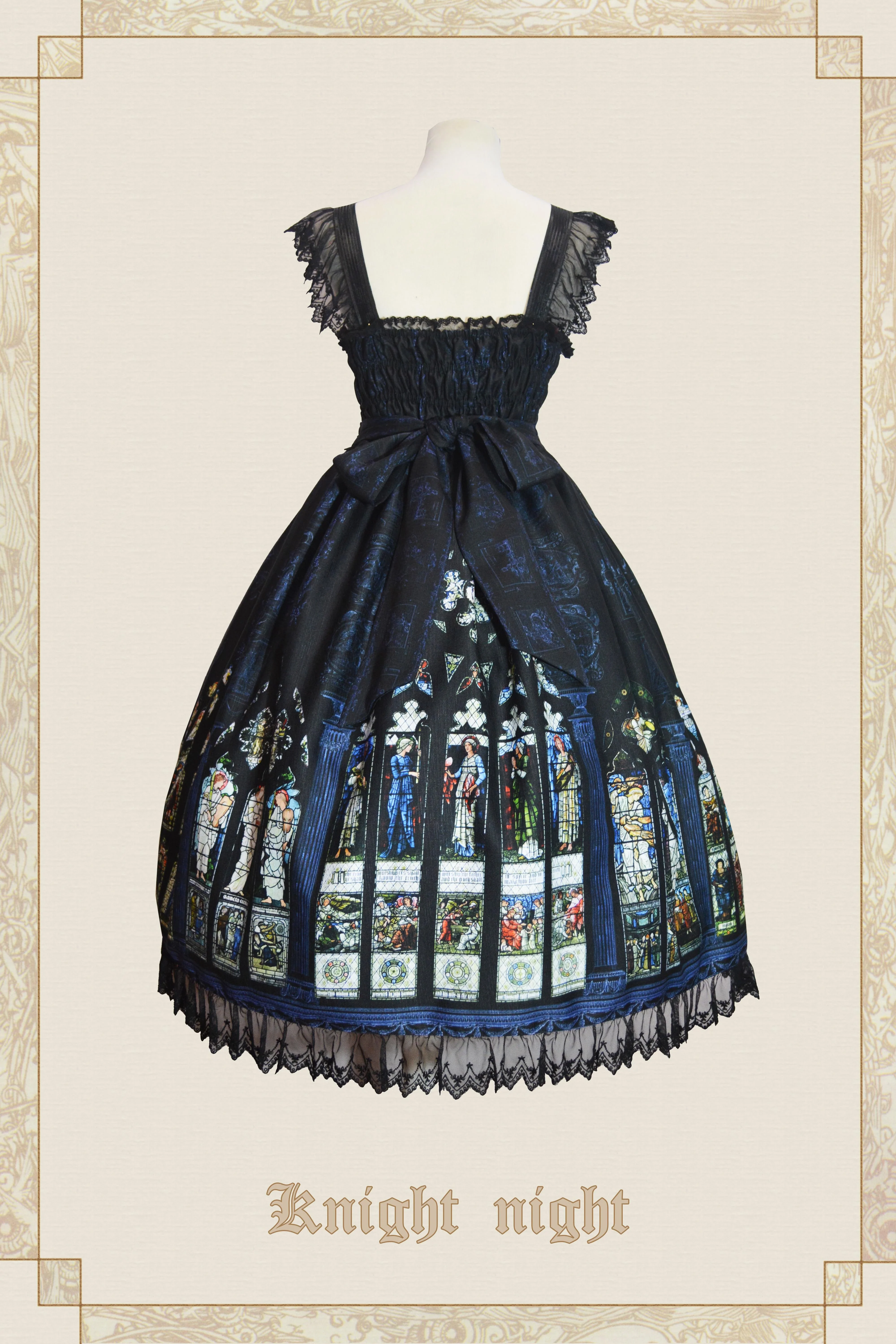 Knight night - The Saint Priest - Stained Glass·Sain Lolita Jumper Dress - Image 10