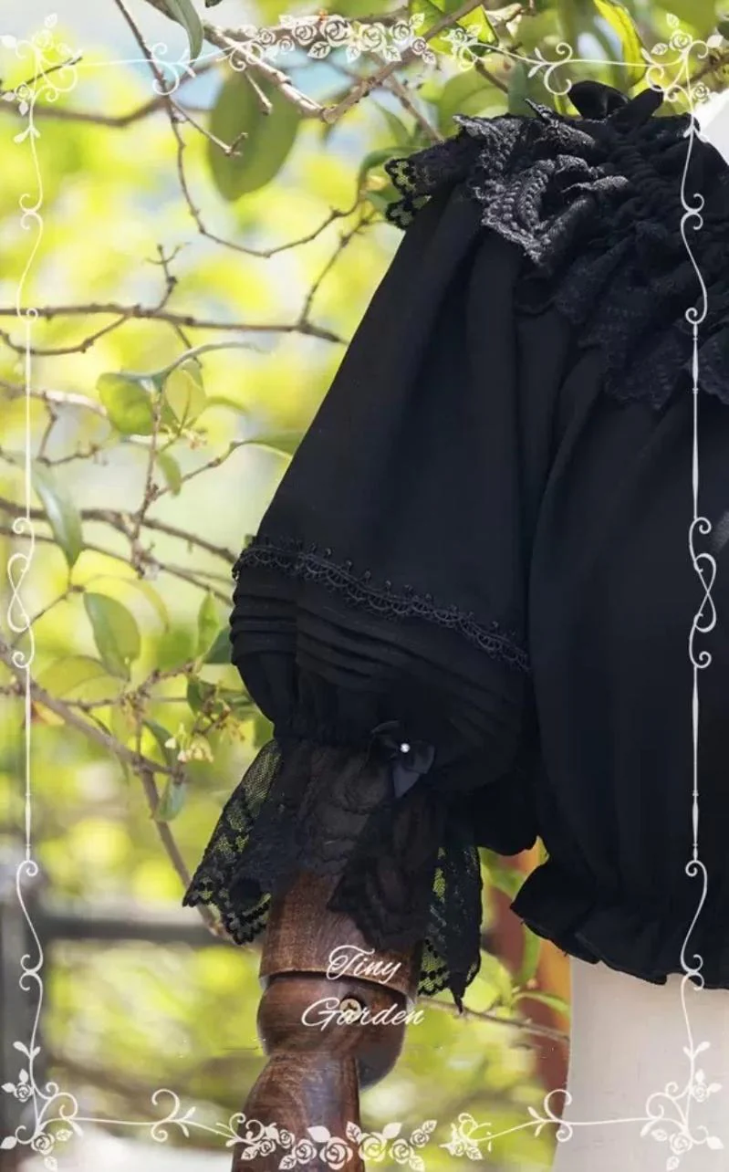 Retro Summer Chiffon Lolita Shirt - Image 12
