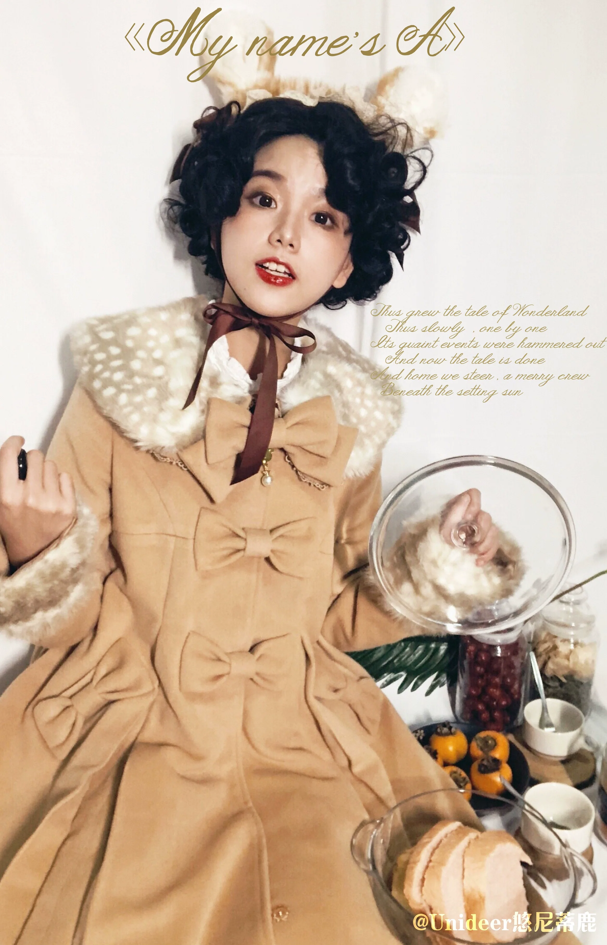 Winter Lolita Coat Wool Bow Overcoat - Image 12