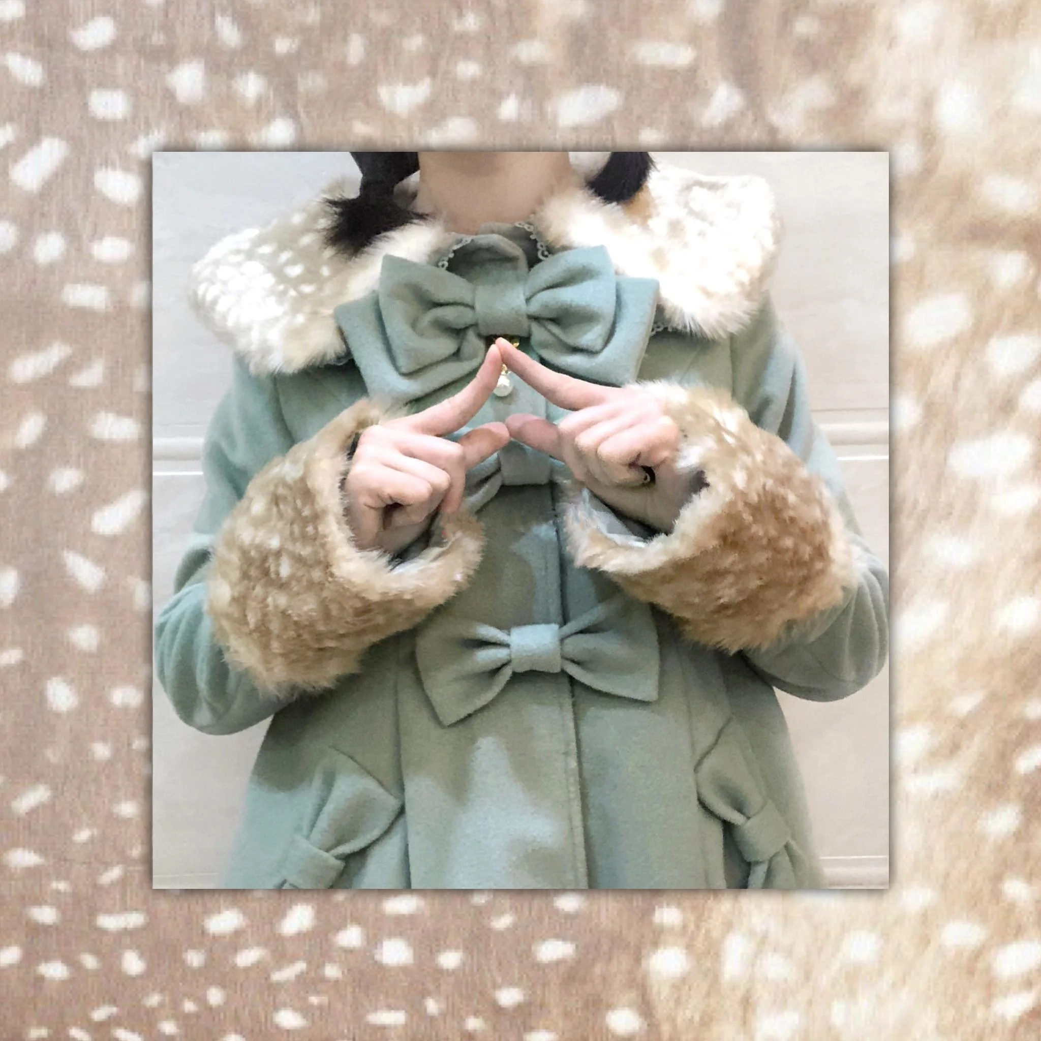 Winter Lolita Coat Wool Bow Overcoat - Image 26