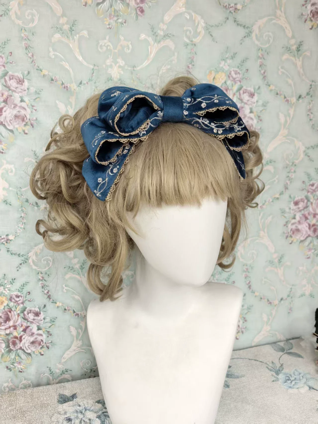 Cinderella - Velvet Classic Lolita JSK Dress, Princess Embroidery - Image 12