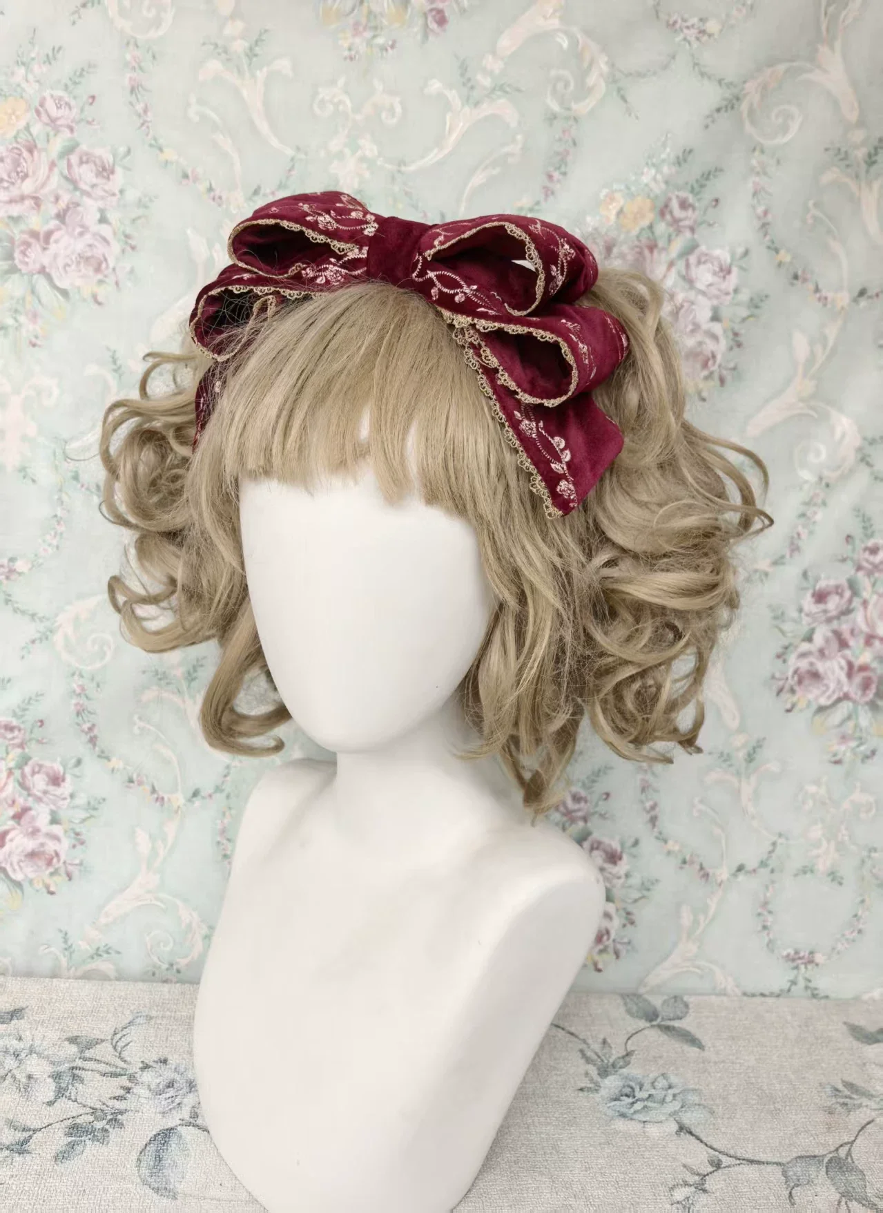 Cinderella - Velvet Classic Lolita JSK Dress, Princess Embroidery - Image 13