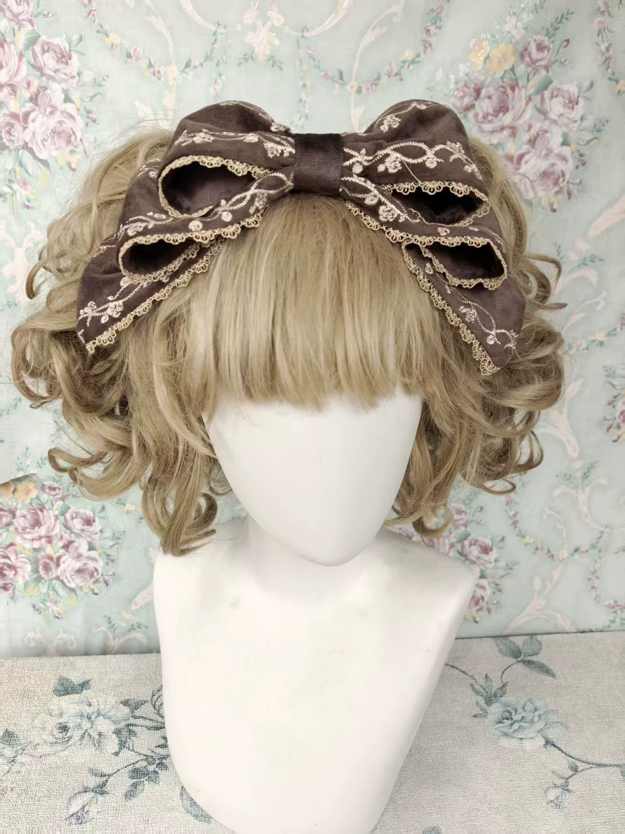Cinderella - Velvet Classic Lolita JSK Dress, Princess Embroidery - Image 15