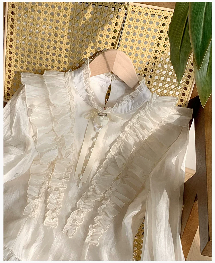 Miss Laura - Versatile Classic Lolita Blouse, Lattern Sleeves - Image 18