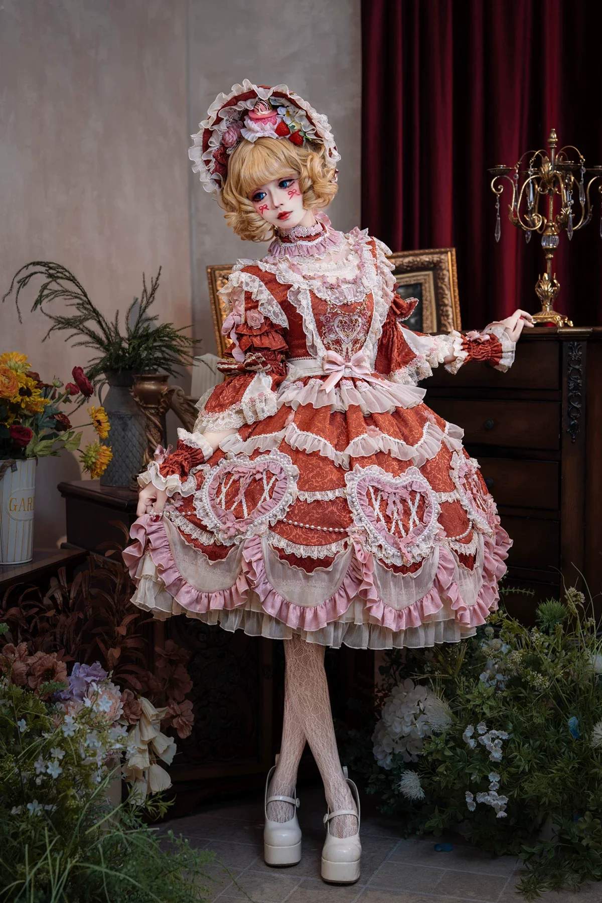 Antique Cake - Vintage Lolita Accessories, Flower Accent - Image 28