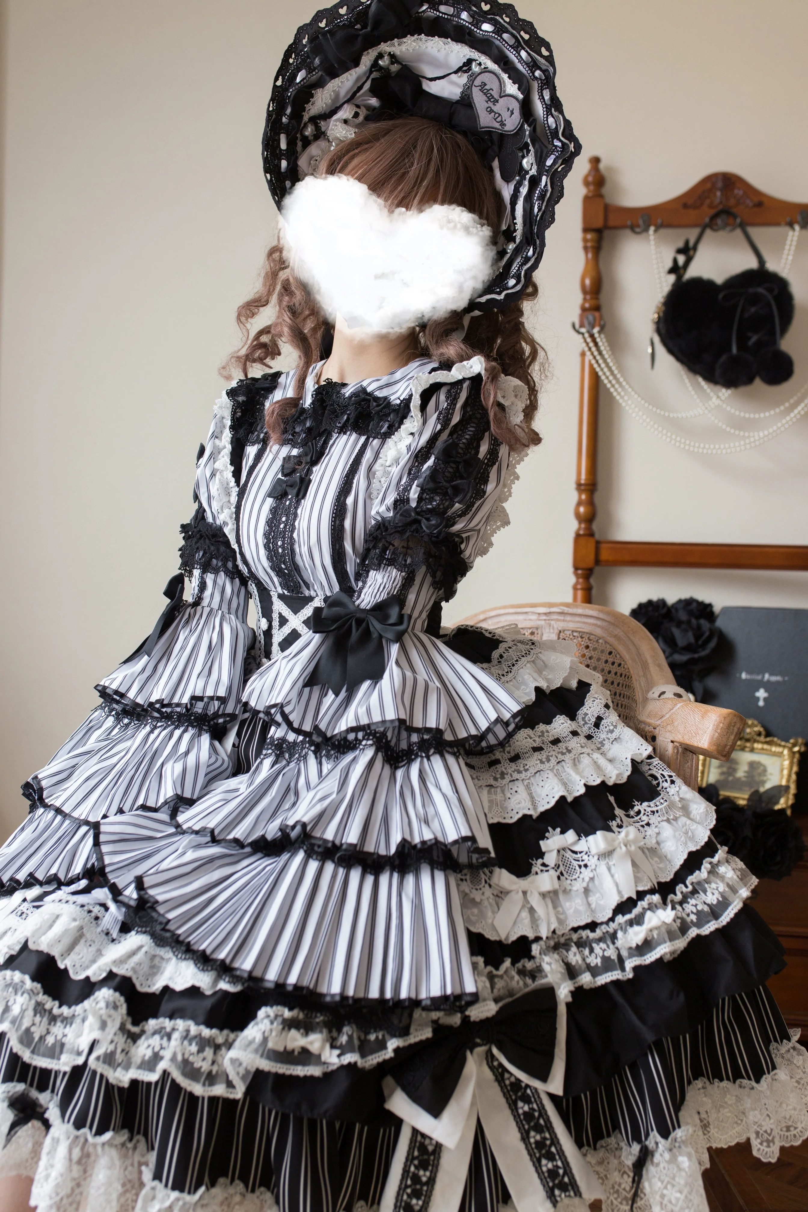 Lost Aqua - Vintage Lolita Cape BNT - Image 13