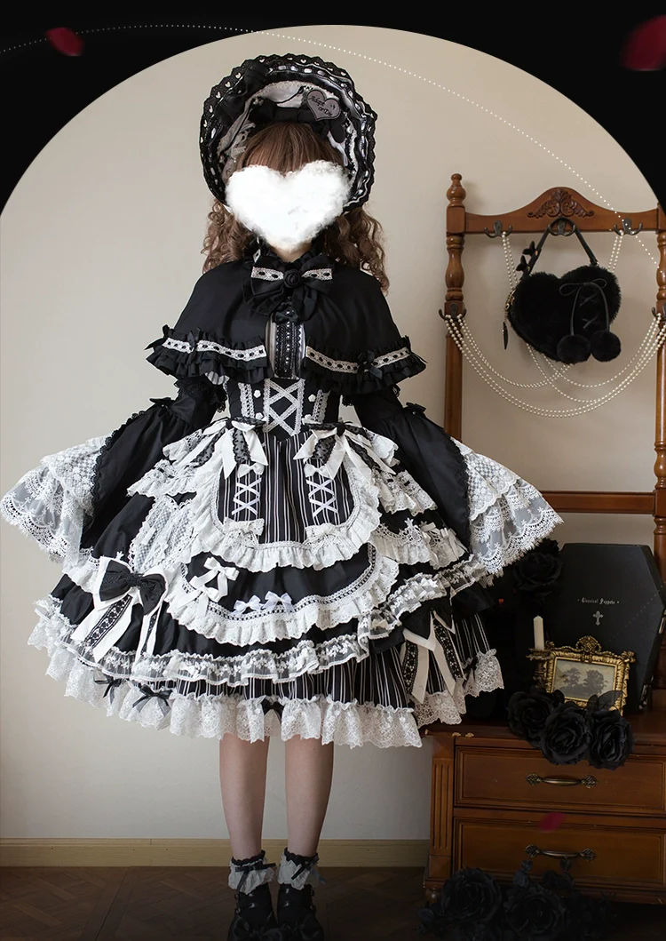 Lost Aqua - Vintage Lolita Cape BNT - Image 4