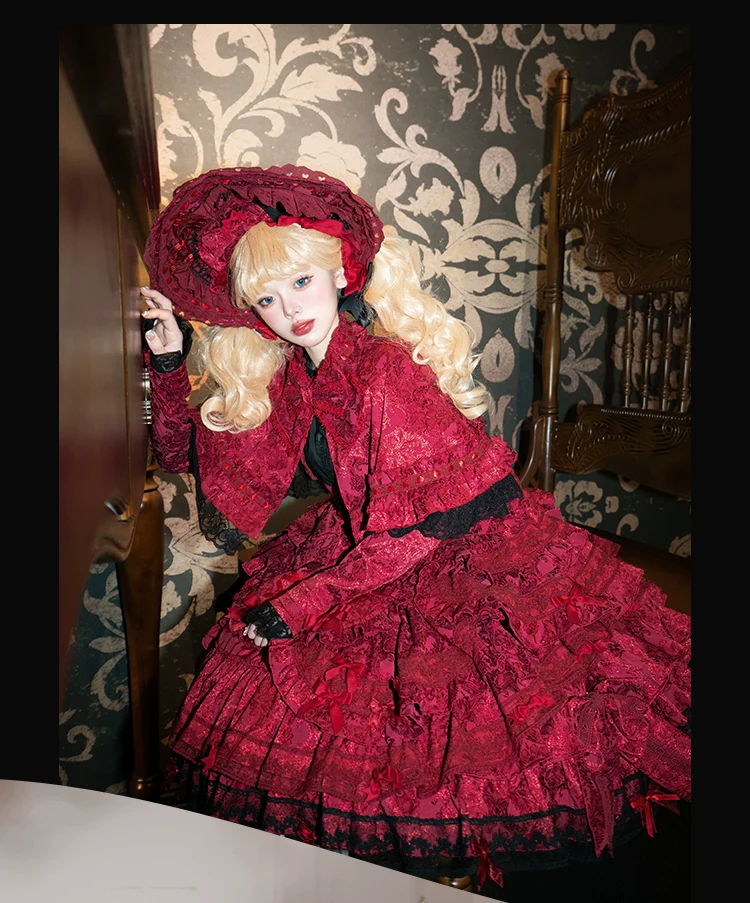 Lost Aqua - Vintage Lolita Cape BNT - Image 6