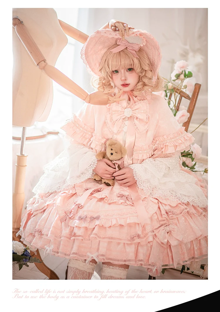 Lost Aqua - Vintage Lolita Dress Set, Cotton Shirt - Image 17