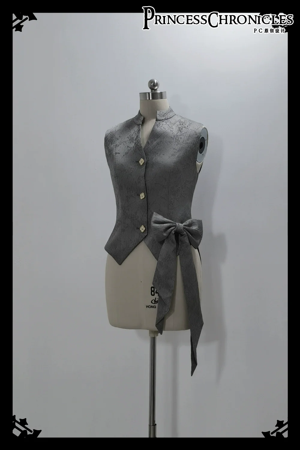 Rabbit Hunting Glacier Gray - Vintage Lolita Grey Coat Kawaii Rabbit Ear Set - Image 22