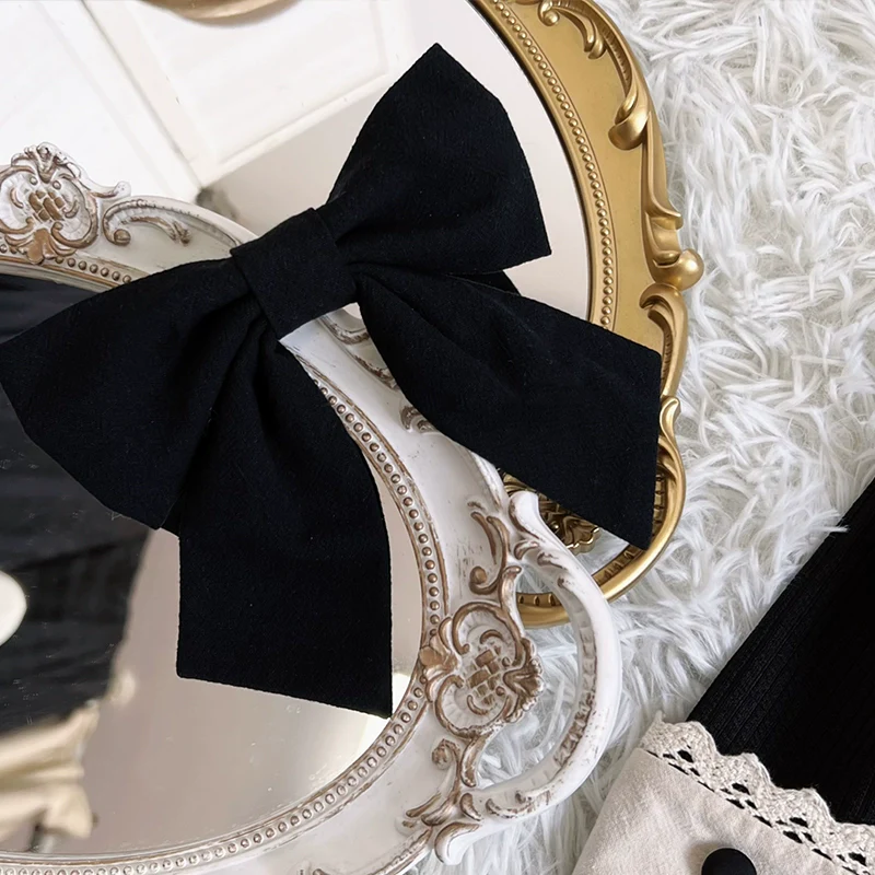 With PUJI - Kiss Kiss - Vintage Lolita OP Dress Maid Lolita Apron Dress - Image 31