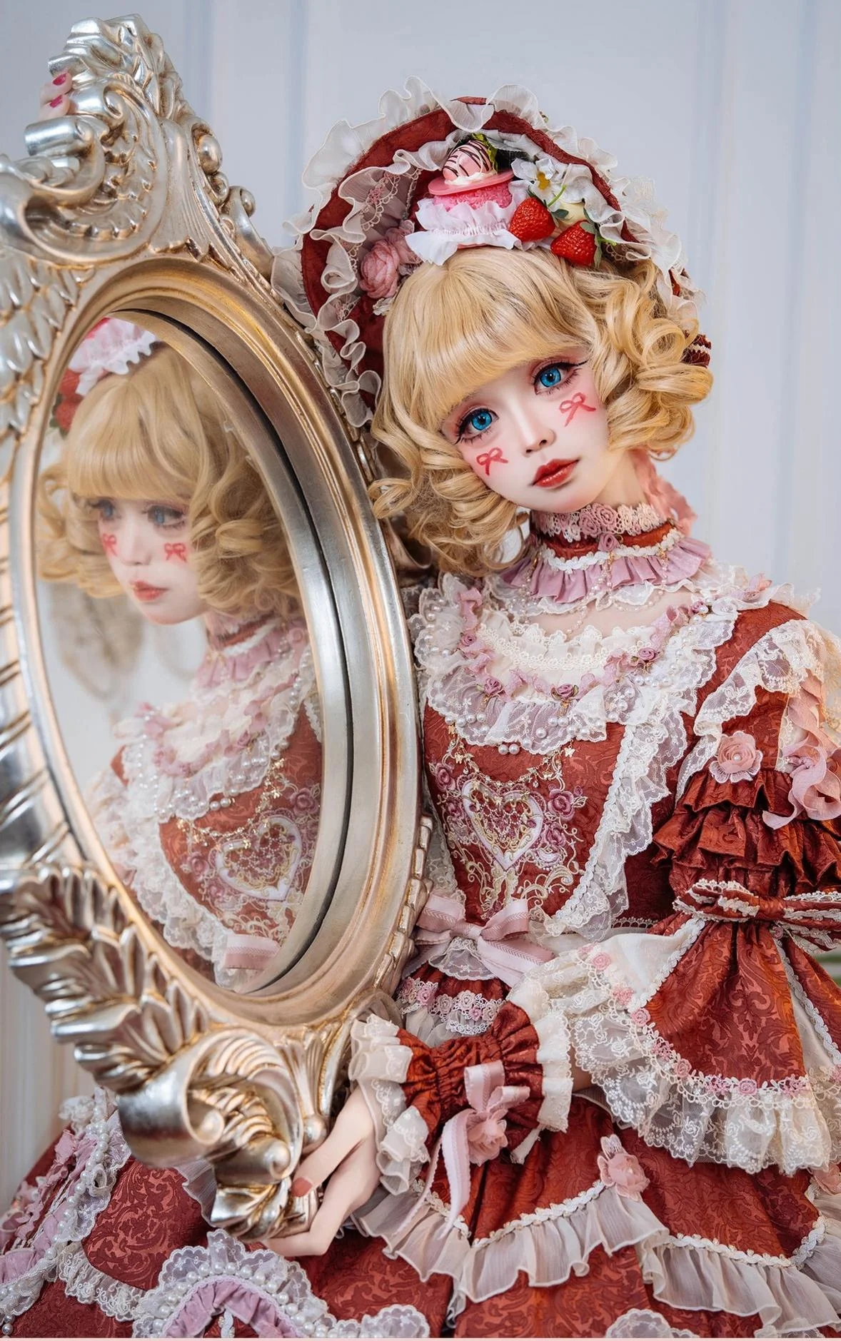 Antique Cake - Vintage Lolita OP Princess Dress Gorgeous Lolita Outfit - Image 17