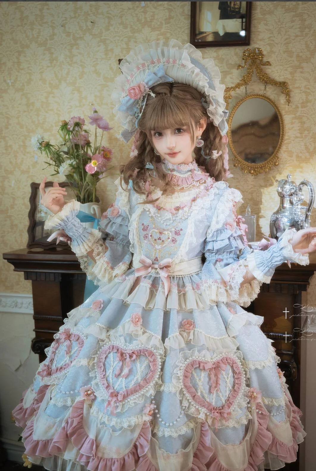 Antique Cake - Vintage Lolita OP Princess Dress Gorgeous Lolita Outfit - Image 20