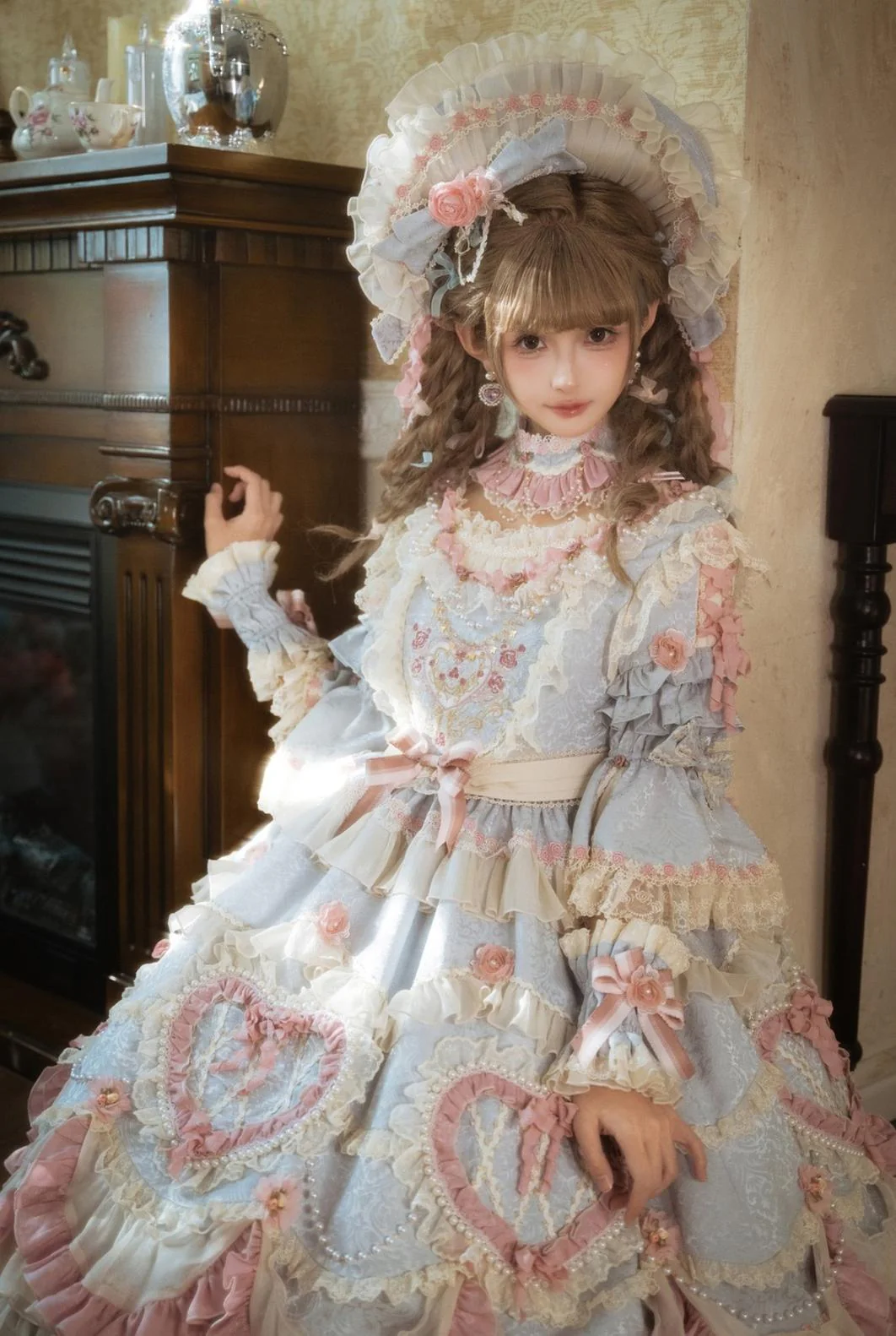 Antique Cake - Vintage Lolita OP Princess Dress Gorgeous Lolita Outfit - Image 21