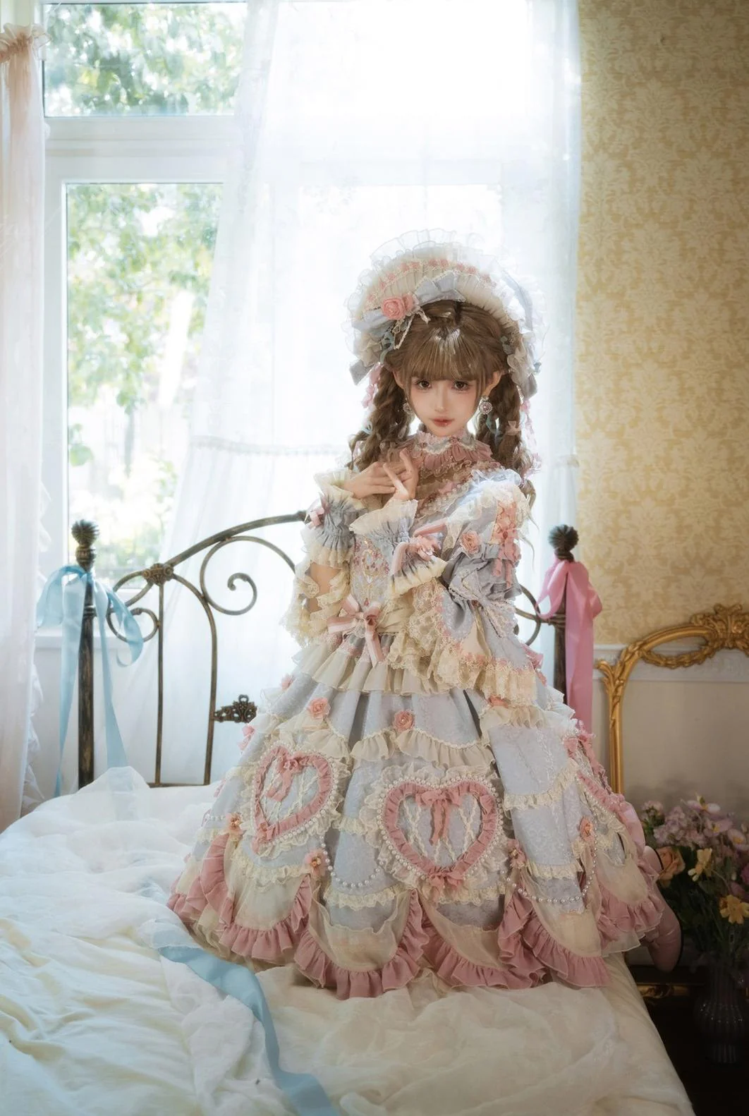 Antique Cake - Vintage Lolita OP Princess Dress Gorgeous Lolita Outfit - Image 23