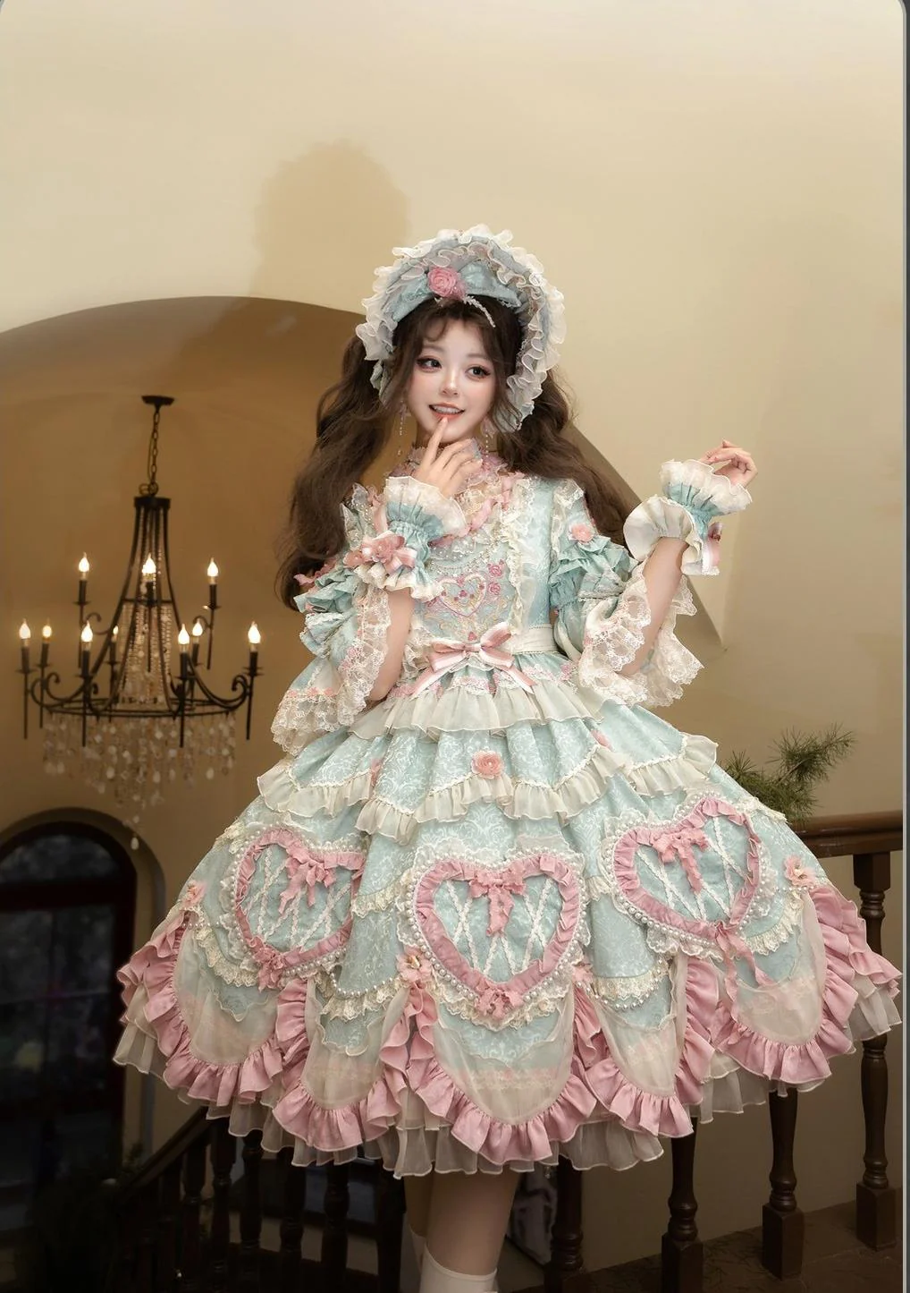 Antique Cake - Vintage Lolita OP Princess Dress Gorgeous Lolita Outfit - Image 29