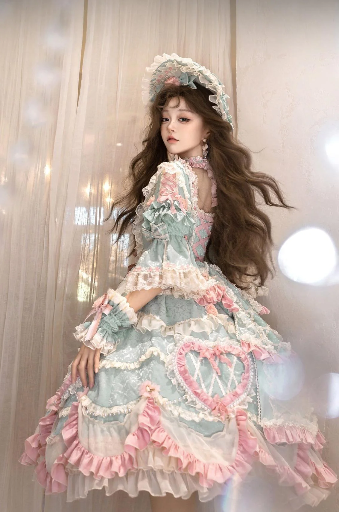 Antique Cake - Vintage Lolita OP Princess Dress Gorgeous Lolita Outfit - Image 31