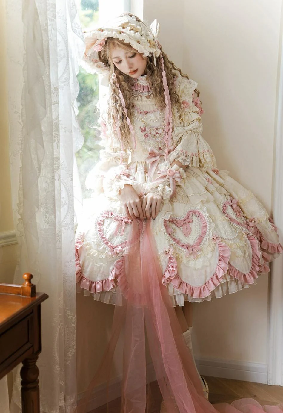 Antique Cake - Vintage Lolita OP Princess Dress Gorgeous Lolita Outfit - Image 35