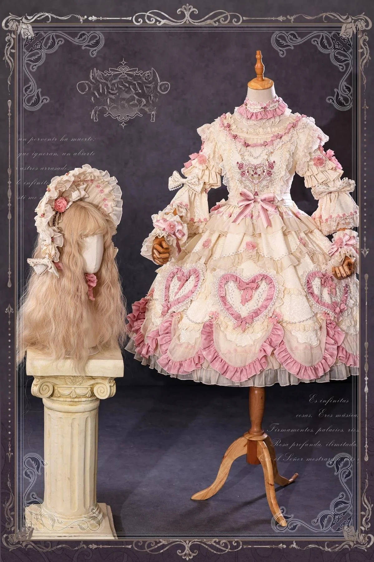 Antique Cake - Vintage Lolita OP Princess Dress Gorgeous Lolita Outfit - Image 46