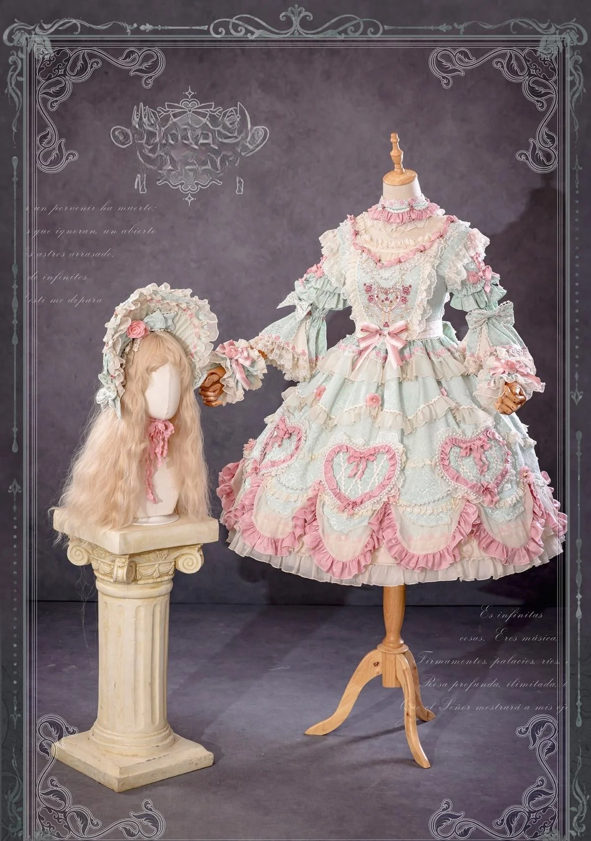 Antique Cake - Vintage Lolita OP Princess Dress Gorgeous Lolita Outfit - Image 52