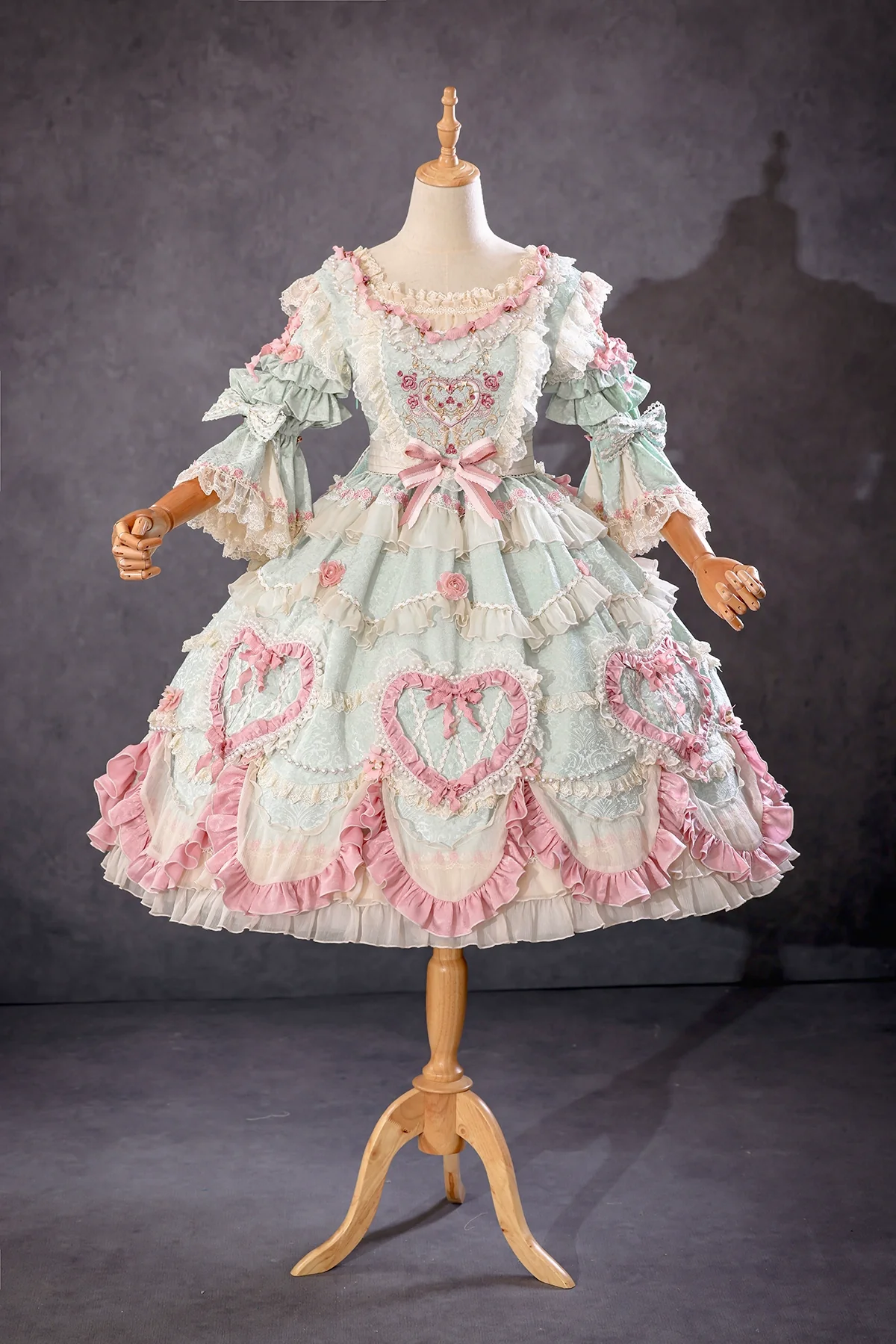 Antique Cake - Vintage Lolita OP Princess Dress Gorgeous Lolita Outfit - Image 53