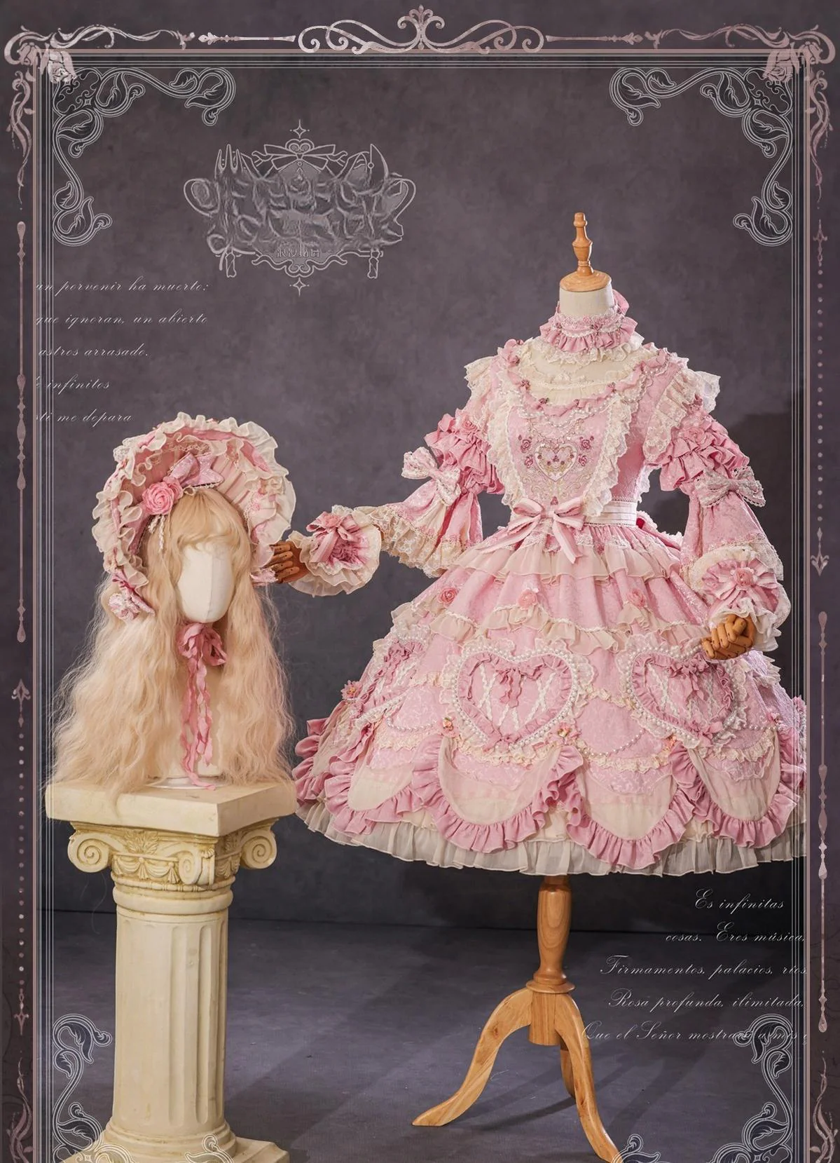 Antique Cake - Vintage Lolita OP Princess Dress Gorgeous Lolita Outfit - Image 54