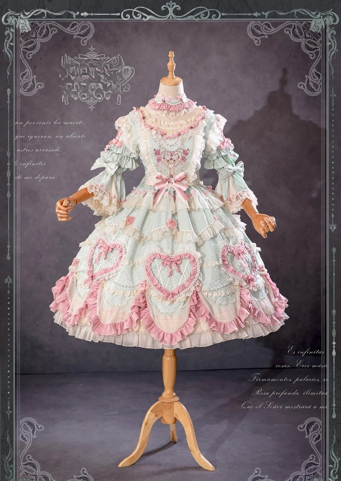 Antique Cake - Vintage Lolita OP Princess Dress Gorgeous Lolita Outfit - Image 56