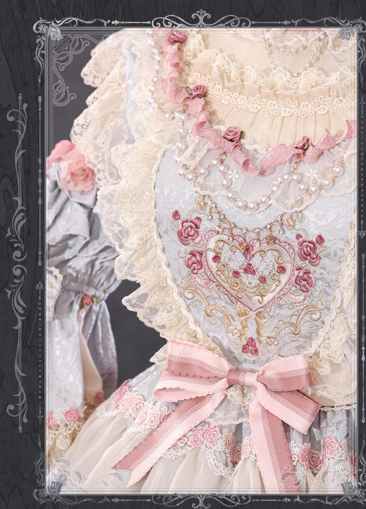 Antique Cake - Vintage Lolita OP Princess Dress Gorgeous Lolita Outfit - Image 61