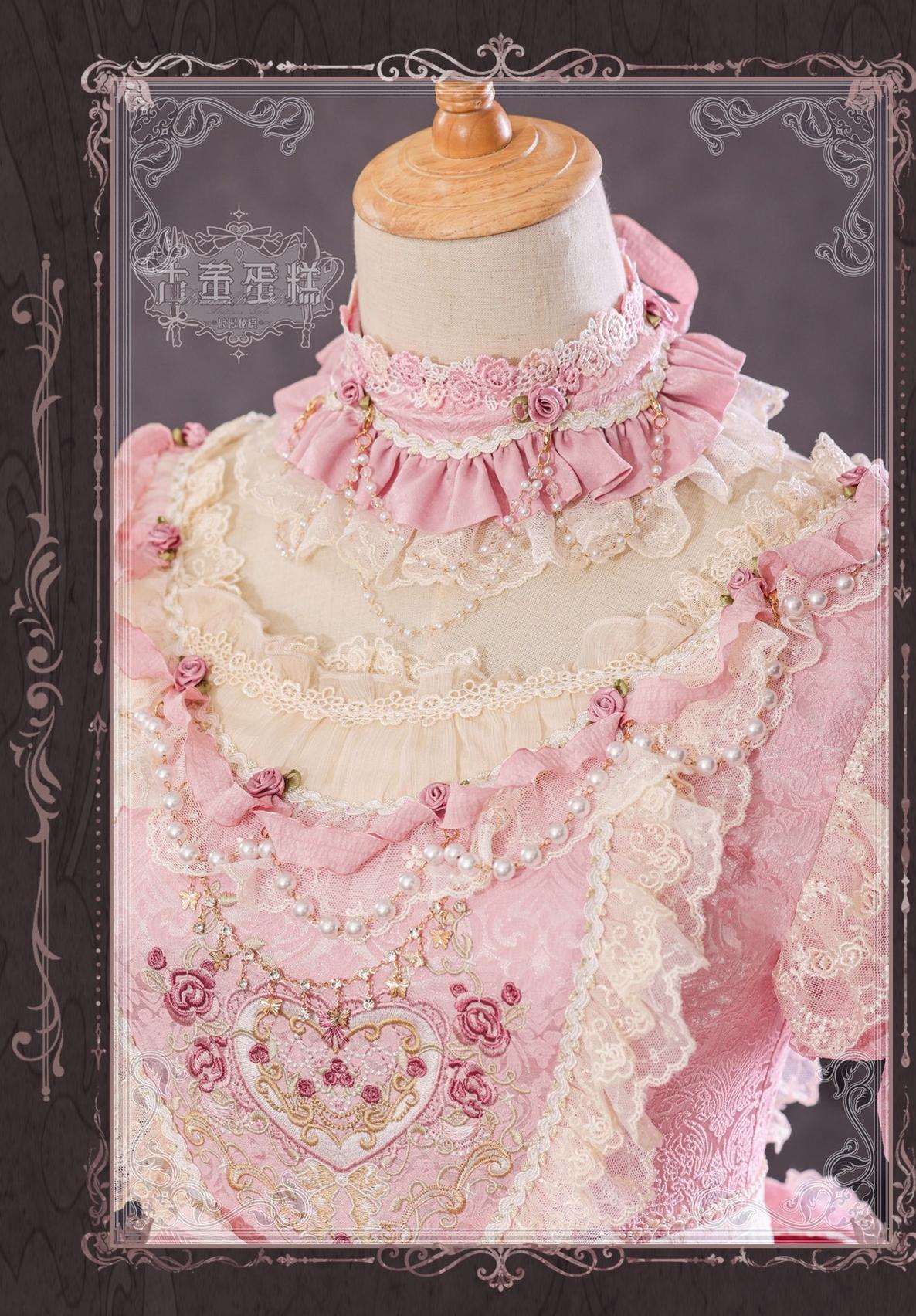 Antique Cake - Vintage Lolita OP Princess Dress Gorgeous Lolita Outfit - Image 65
