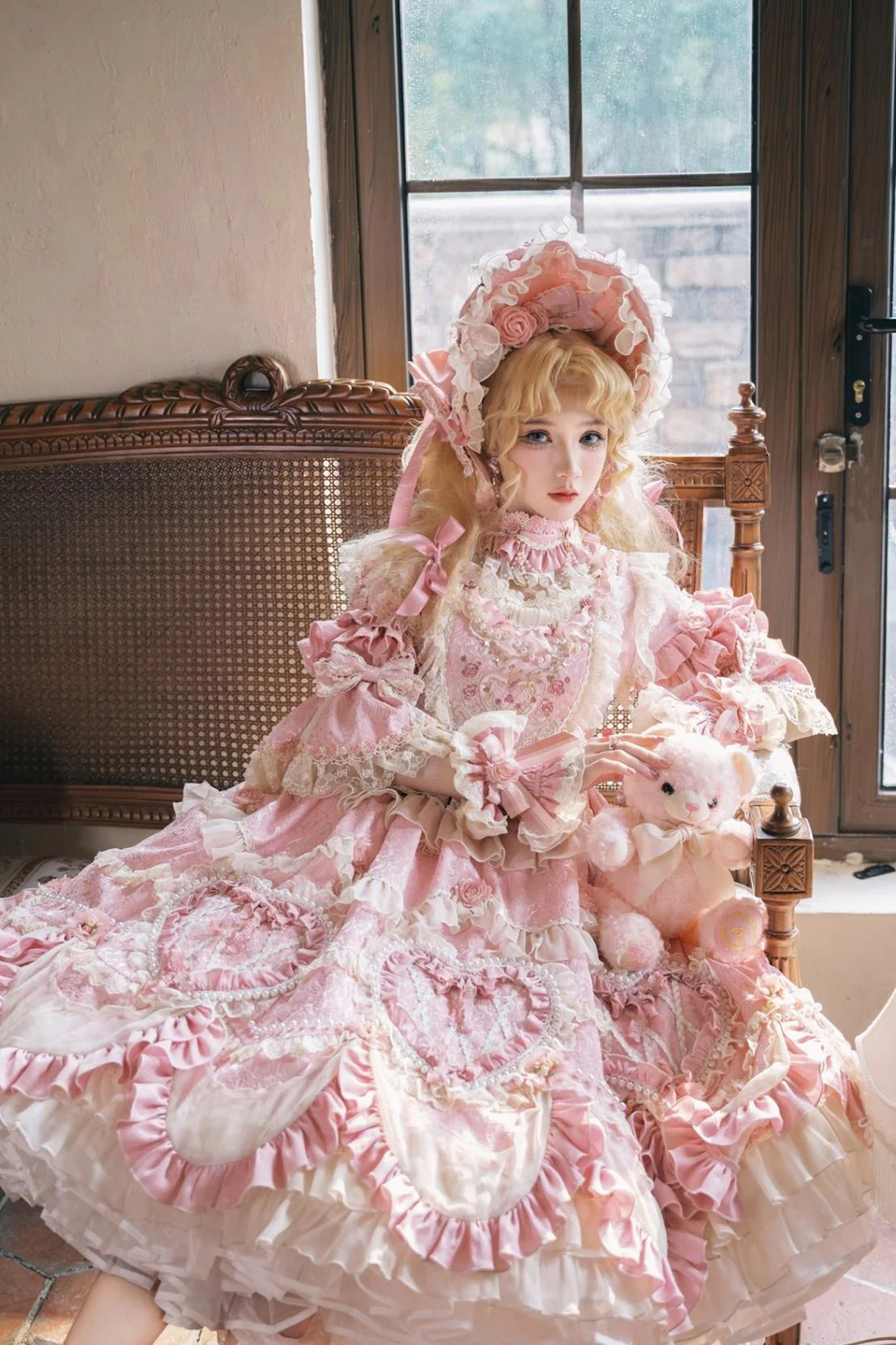 Antique Cake - Vintage Lolita OP Princess Dress Gorgeous Lolita Outfit - Image 8