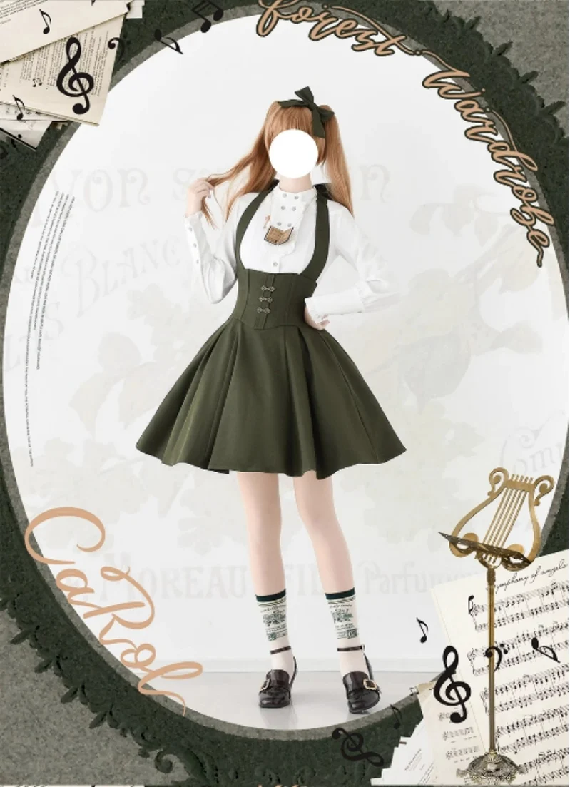 Vintage Lolita Fishbone Halter SK, Autumn Jacket - Image 18