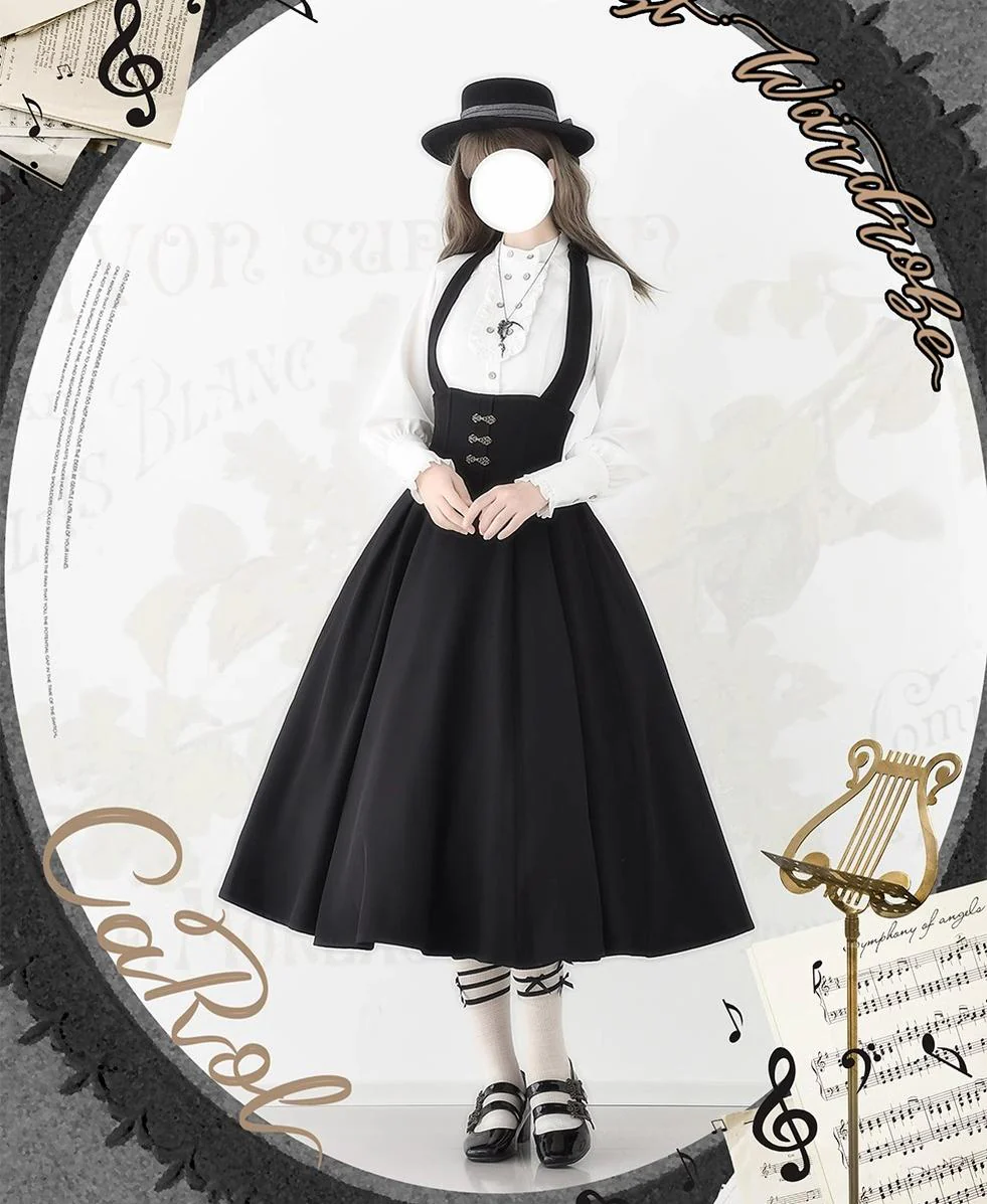 Vintage Lolita Fishbone Halter SK, Autumn Jacket - Image 21