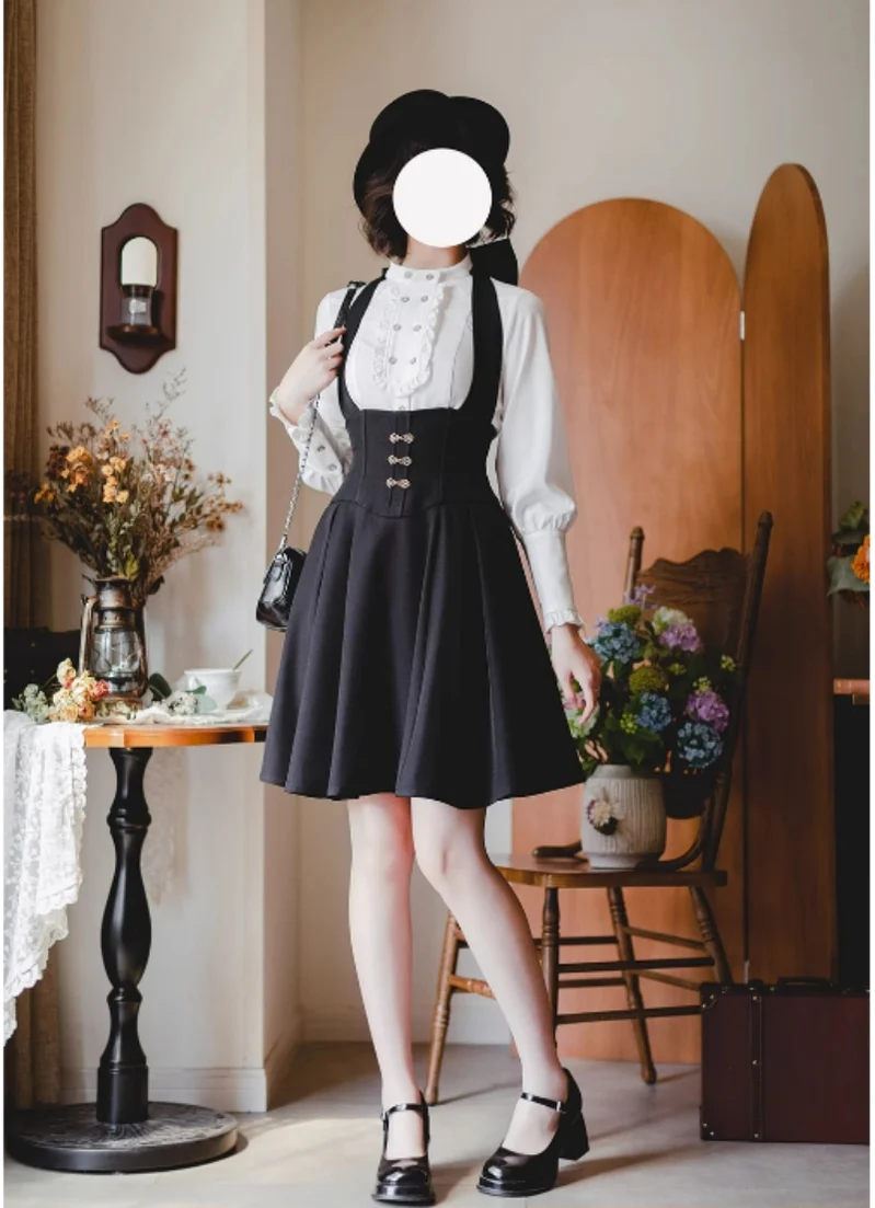 Vintage Lolita Fishbone Halter SK, Autumn Jacket - Image 24