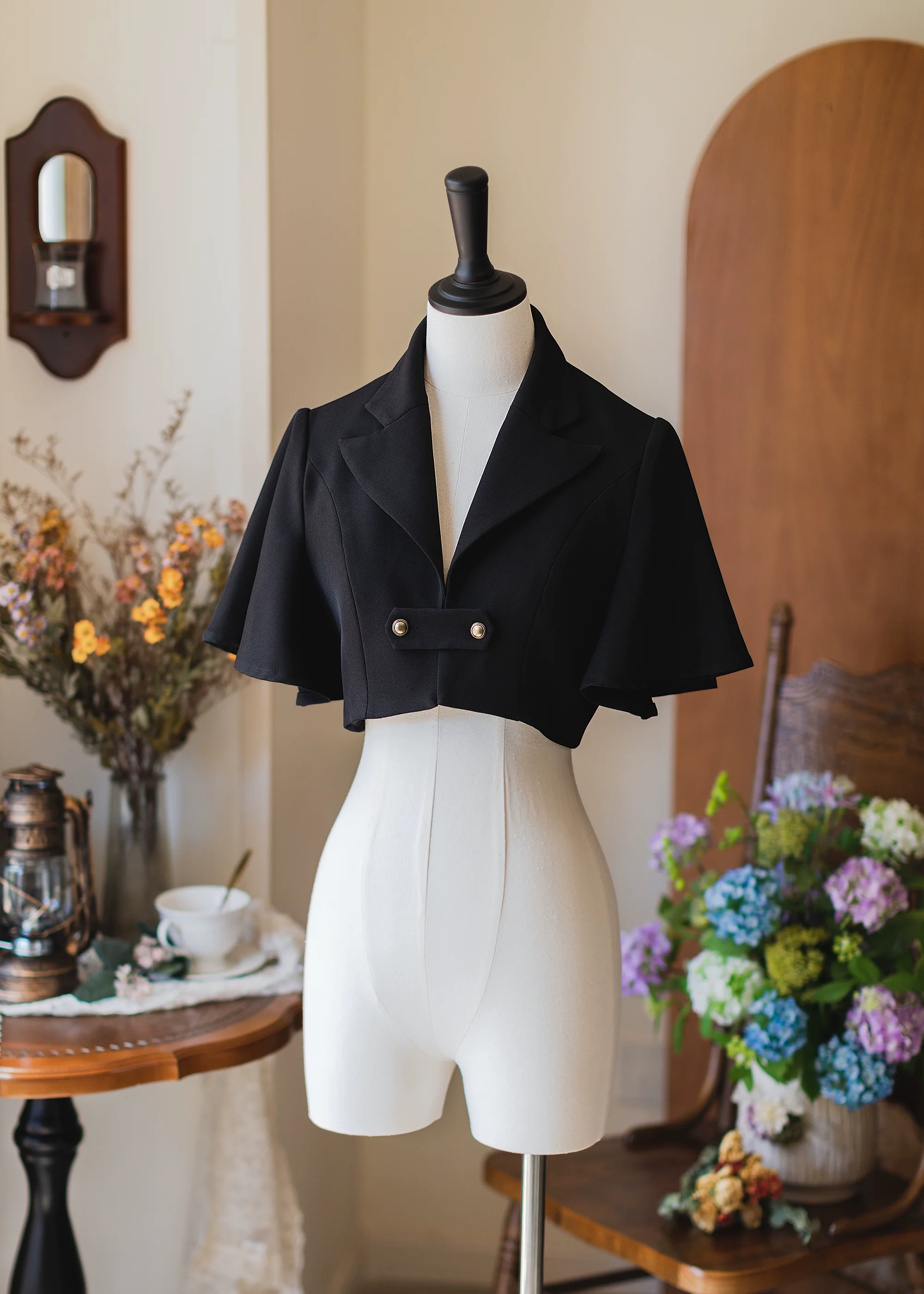Vintage Lolita Fishbone Halter SK, Autumn Jacket - Image 51