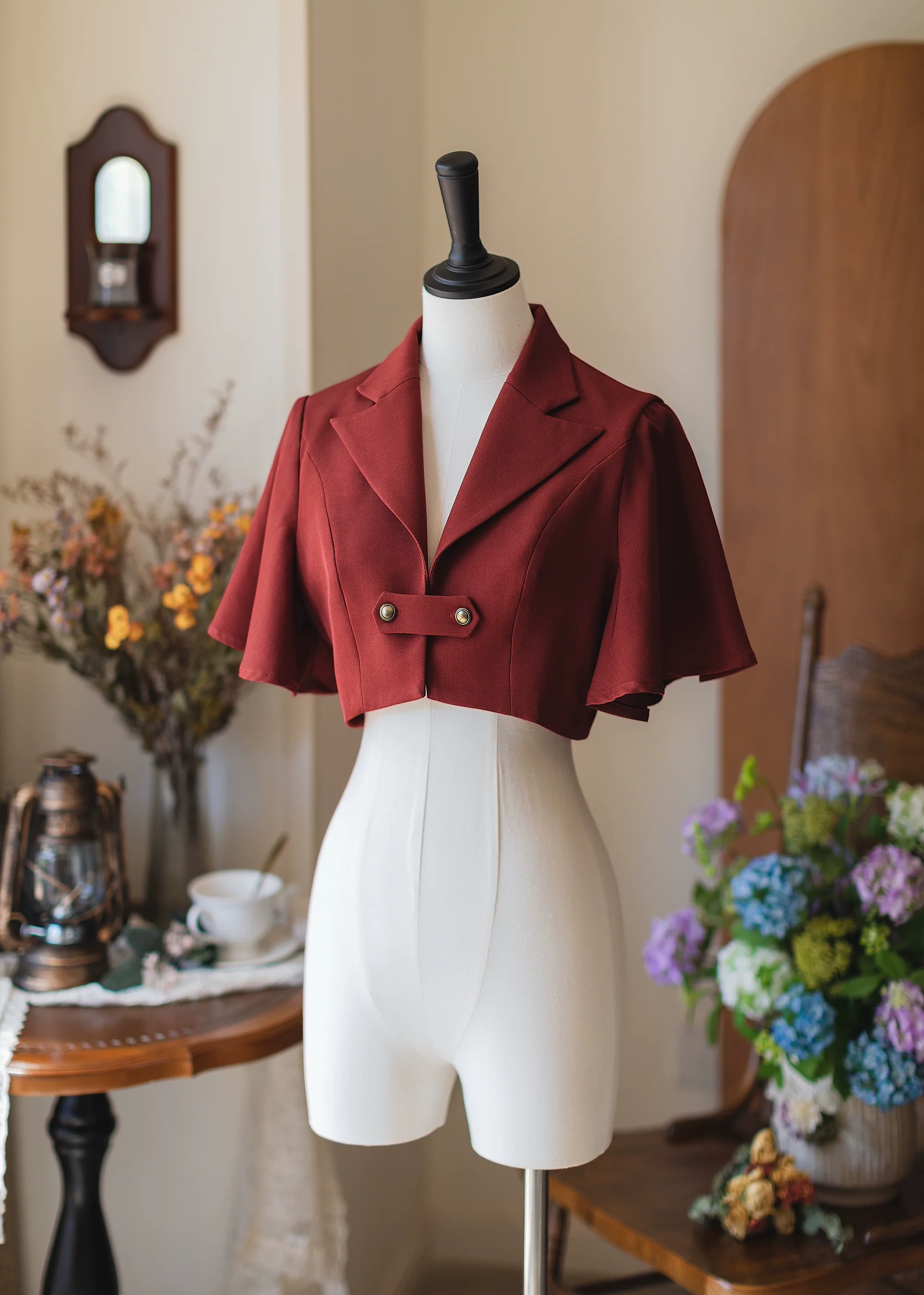 Vintage Lolita Fishbone Halter SK, Autumn Jacket - Image 52
