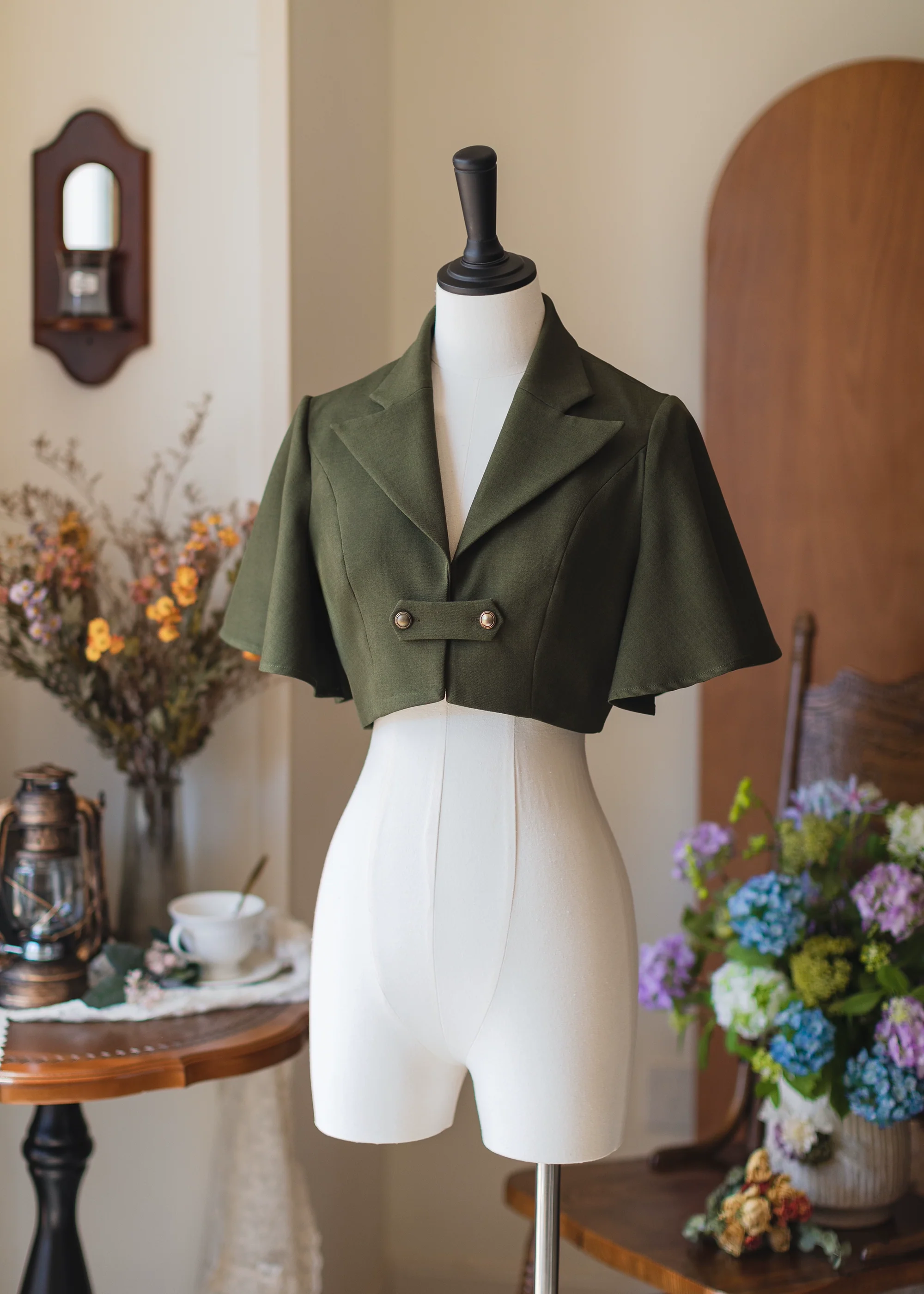 Vintage Lolita Fishbone Halter SK, Autumn Jacket - Image 53