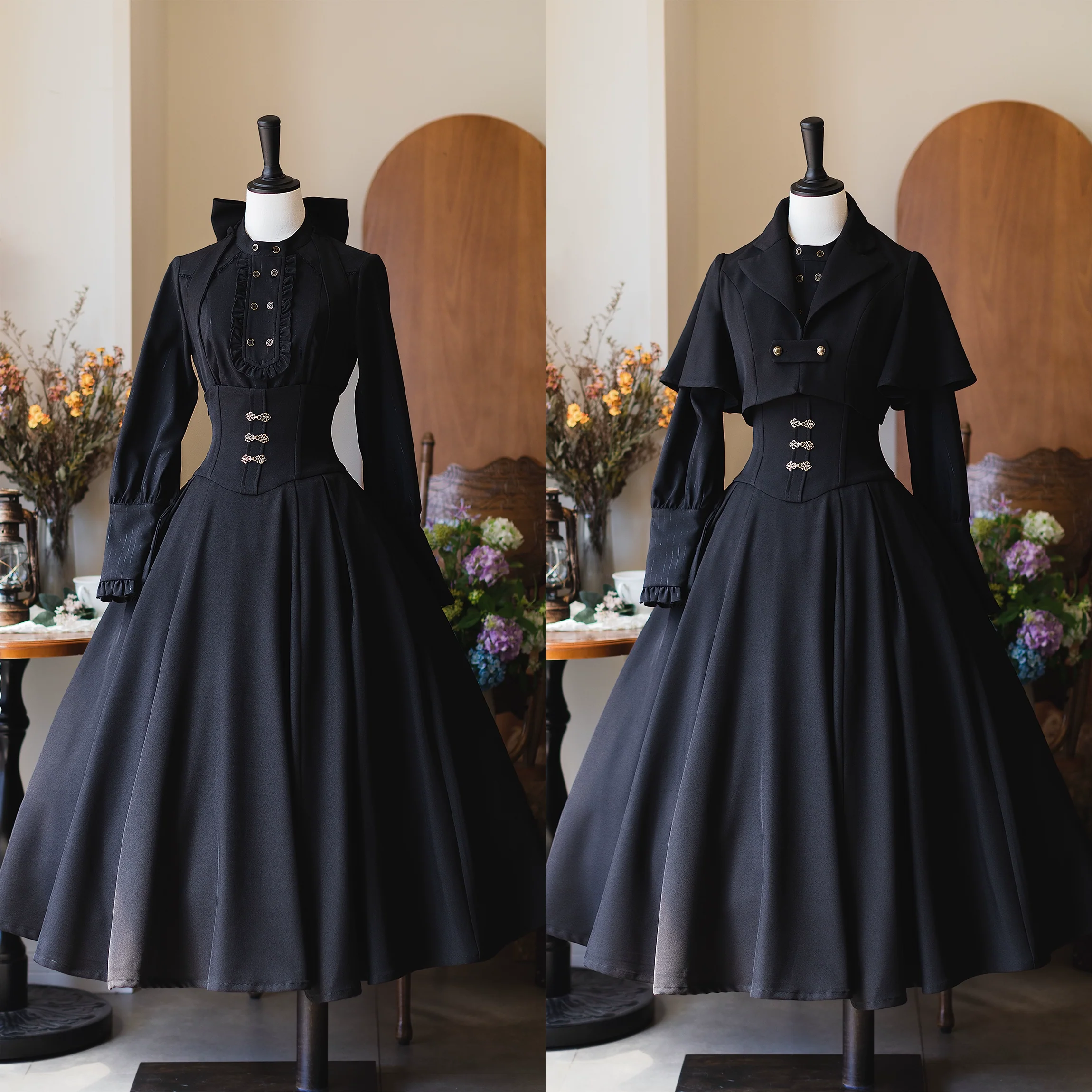 Vintage Lolita Fishbone Halter SK, Autumn Jacket - Image 8