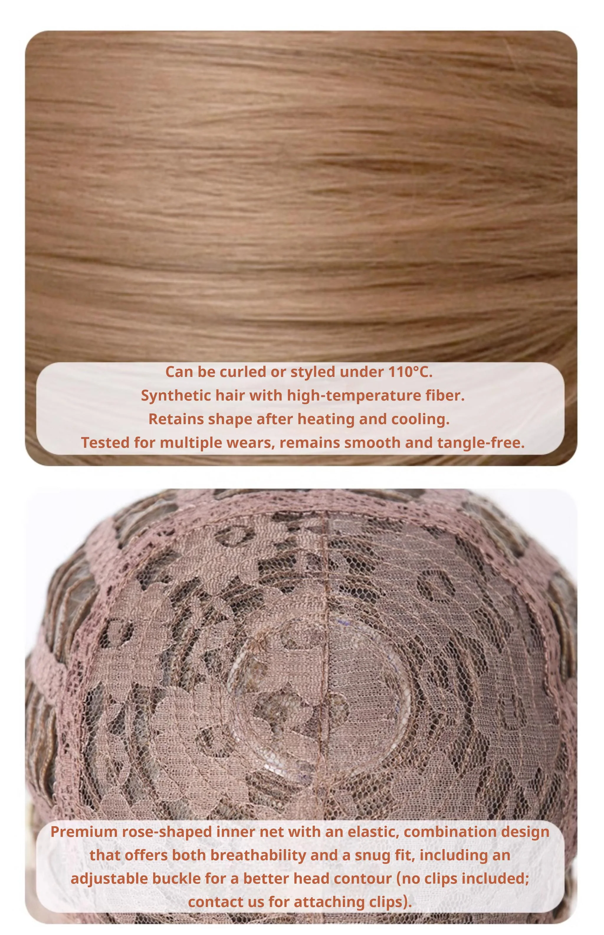 Sinwavy - Vintage Lolita Wig Double Ponytail Roman Roll Hair - Image 13