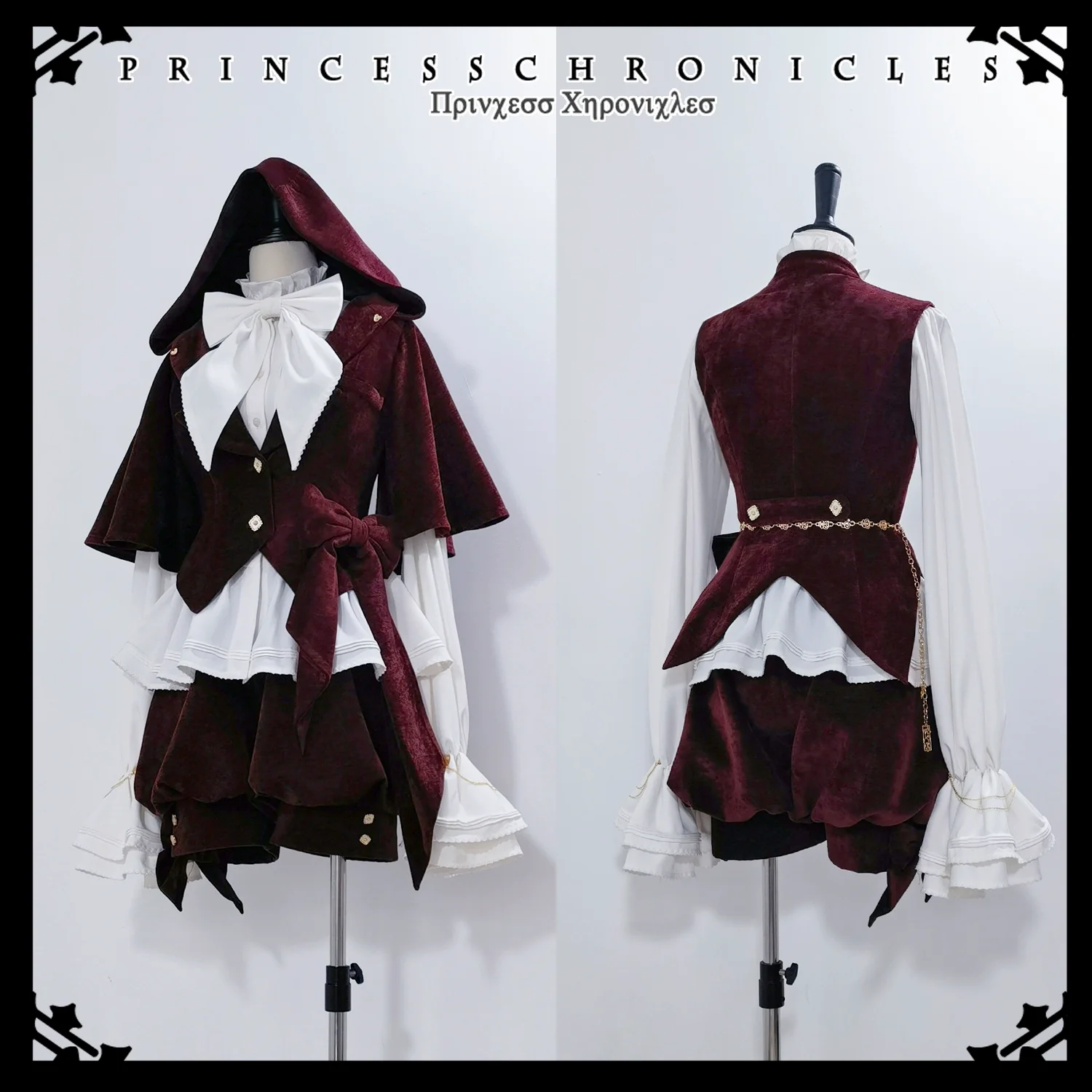 Hunting Rabbit - Vintage Red Ouji Suit With Bunny Ear Hooded Jacket - Image 15