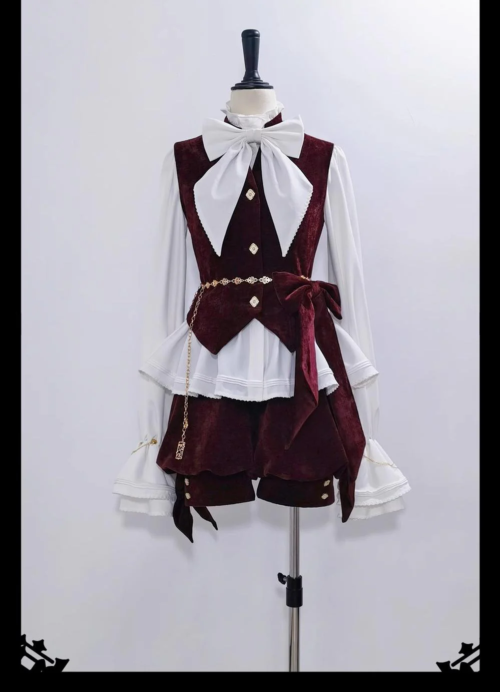 Hunting Rabbit - Vintage Red Ouji Suit With Bunny Ear Hooded Jacket - Image 29