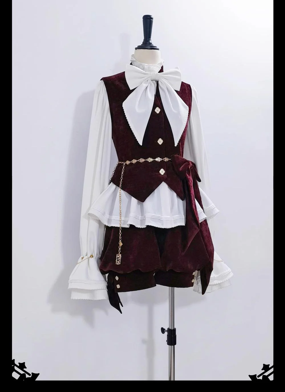 Hunting Rabbit - Vintage Red Ouji Suit With Bunny Ear Hooded Jacket - Image 30