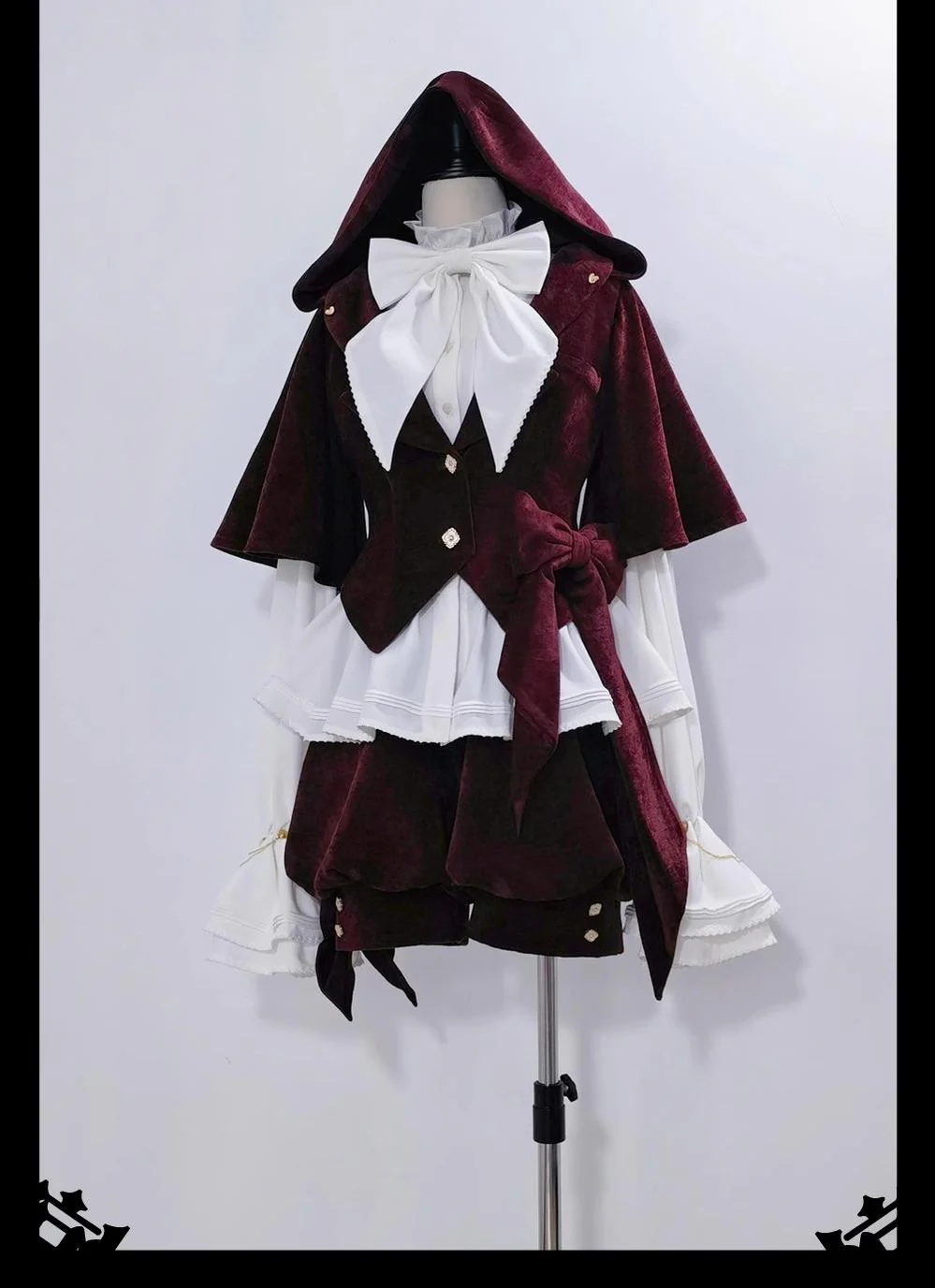 Hunting Rabbit - Vintage Red Ouji Suit With Bunny Ear Hooded Jacket - Image 8