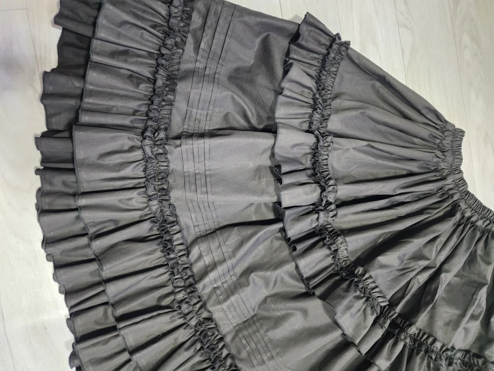 Cotton Lolita Petticoat Ruffled Hem Customized Skirt - Image 4