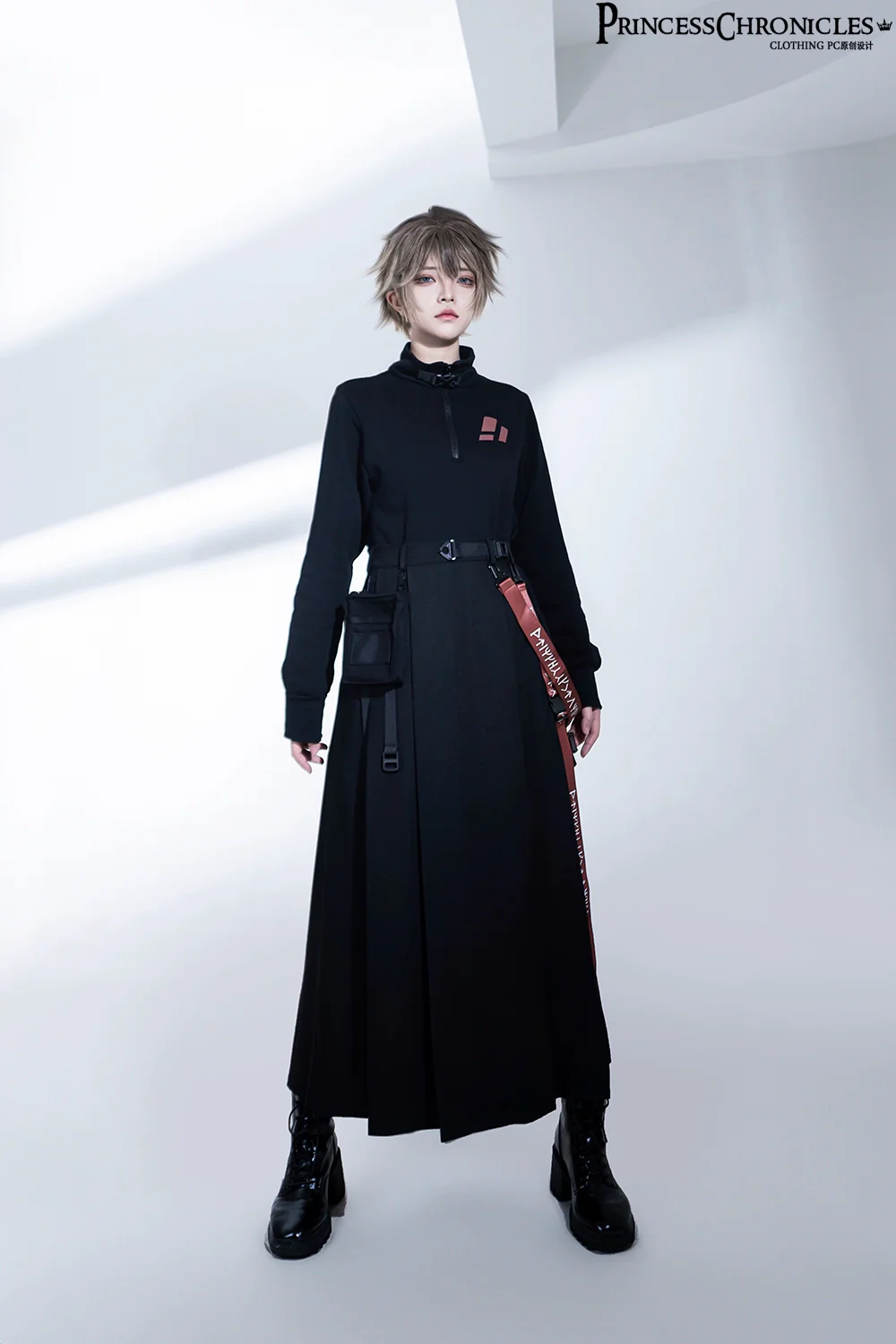Nameless Blade - Wasteland Techwear Handsome Skirt and Inner Shorts - Image 13