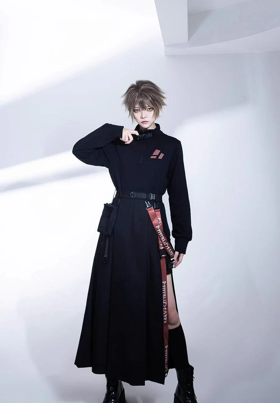 Nameless Blade - Wasteland Techwear Handsome Skirt and Inner Shorts - Image 3