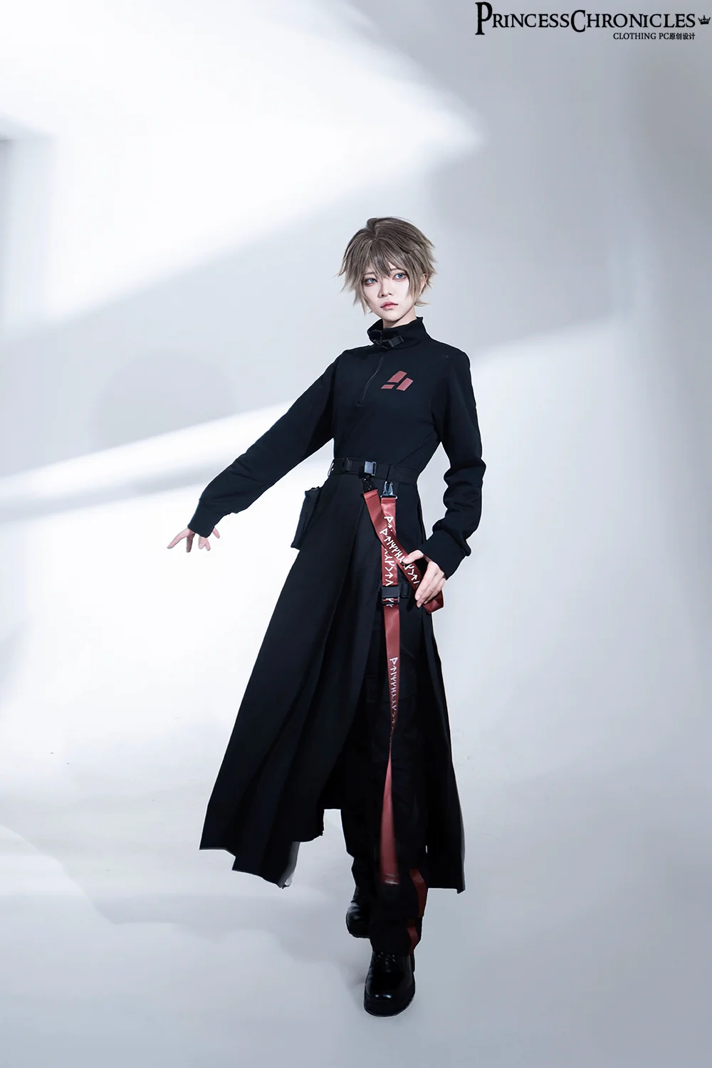 Nameless Blade - Waste Soil Ouji Lolita Slim Black Pants - Image 10