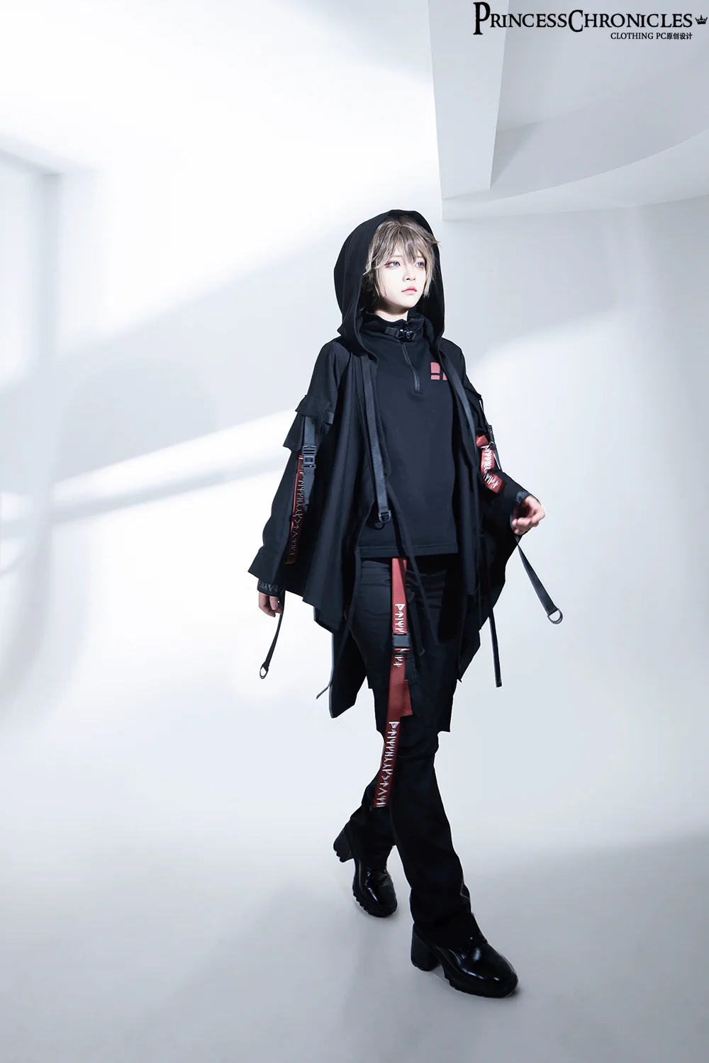 Nameless Blade - Waste Soil Ouji Lolita Slim Black Pants - Image 14