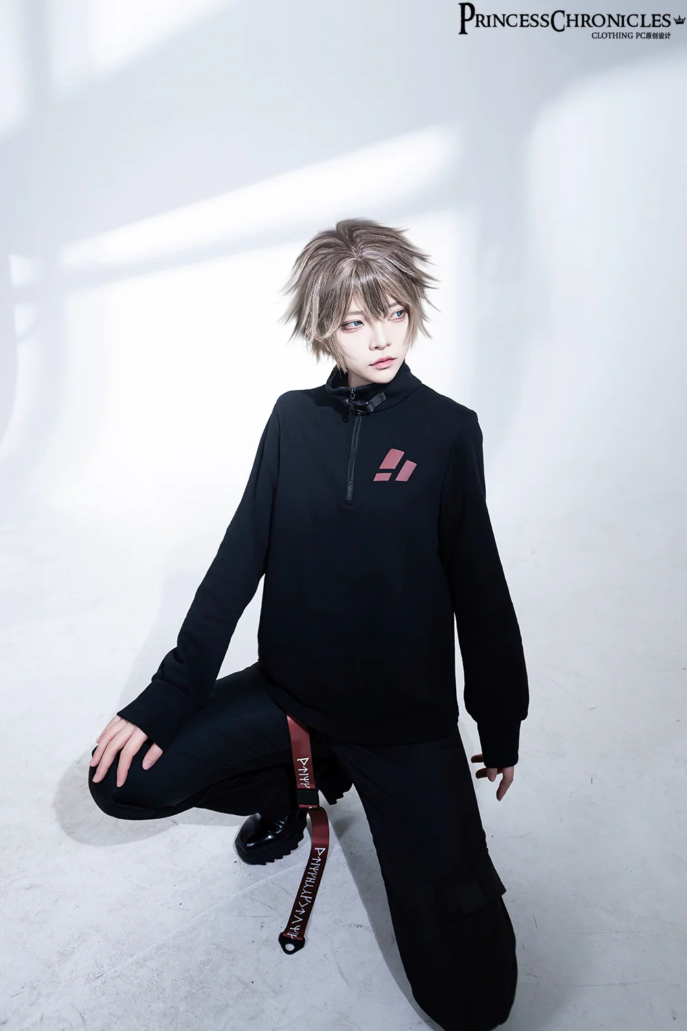 Nameless Blade - Waste Soil Ouji Lolita Slim Black Pants - Image 23