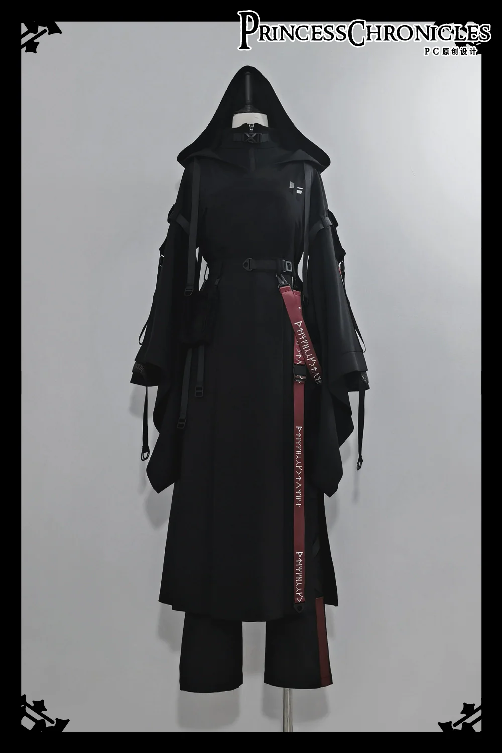 Nameless Blade - Waste Soil Ouji Lolita Slim Black Pants - Image 24