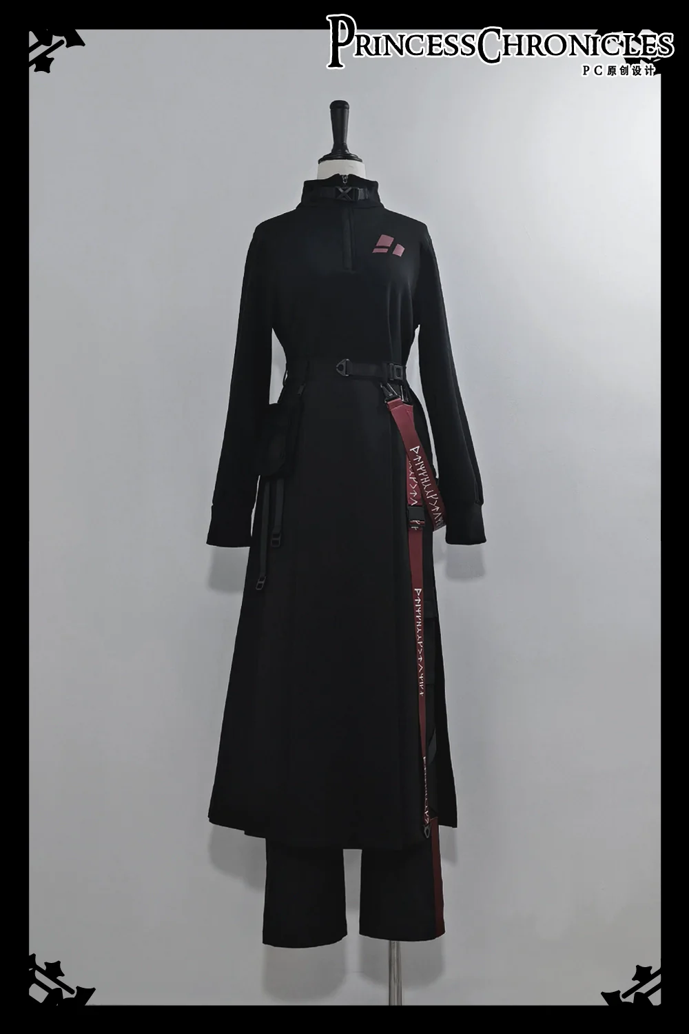 Nameless Blade - Waste Soil Ouji Lolita Slim Black Pants - Image 25
